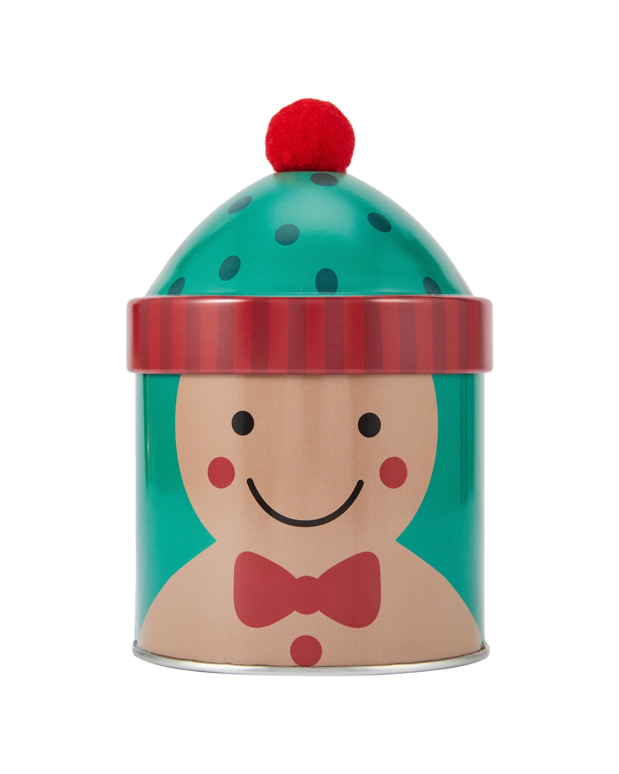 1 Christmas Gingerbread Tin Candle, 1 of 6