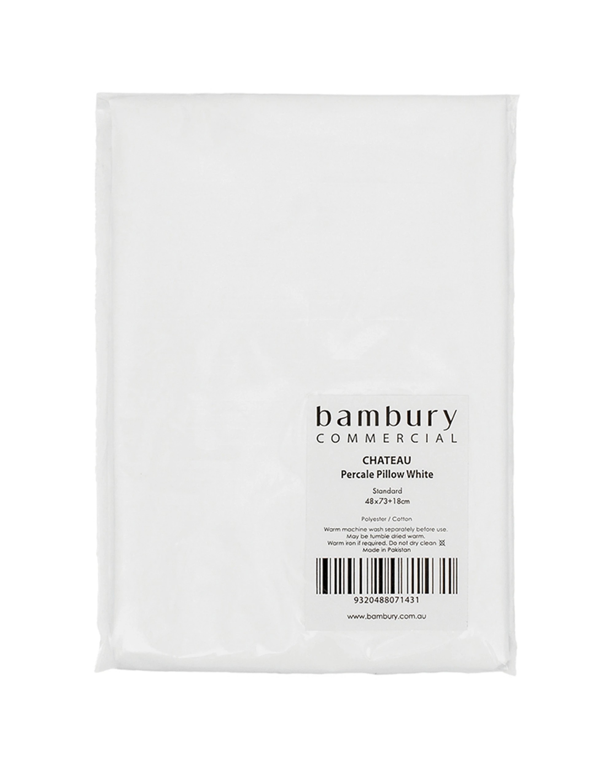 4 Bambury Home Living Decorative Std Chateau Pillowcase Woven - White, 4 of 4