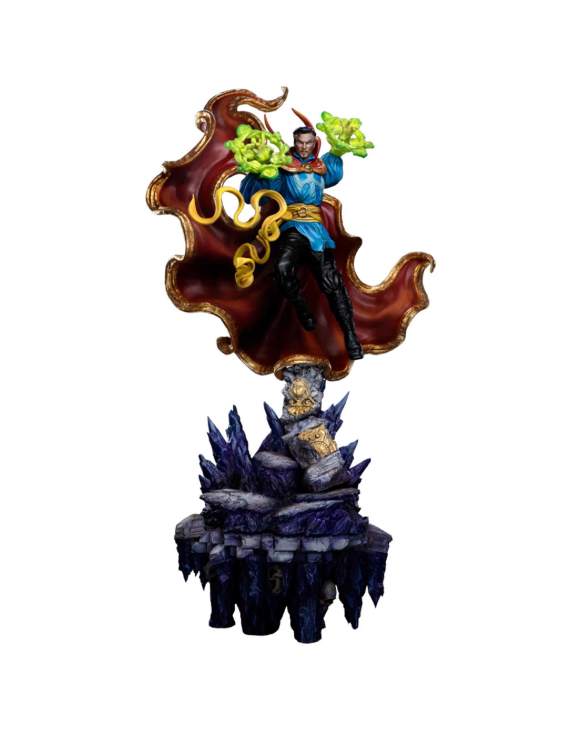 1 Iron Studios Marvel Avengers Diorama Series: Thanos Vs Avengers Dr Strange Deluxe 1:10 Scale Statue, 1 of 4