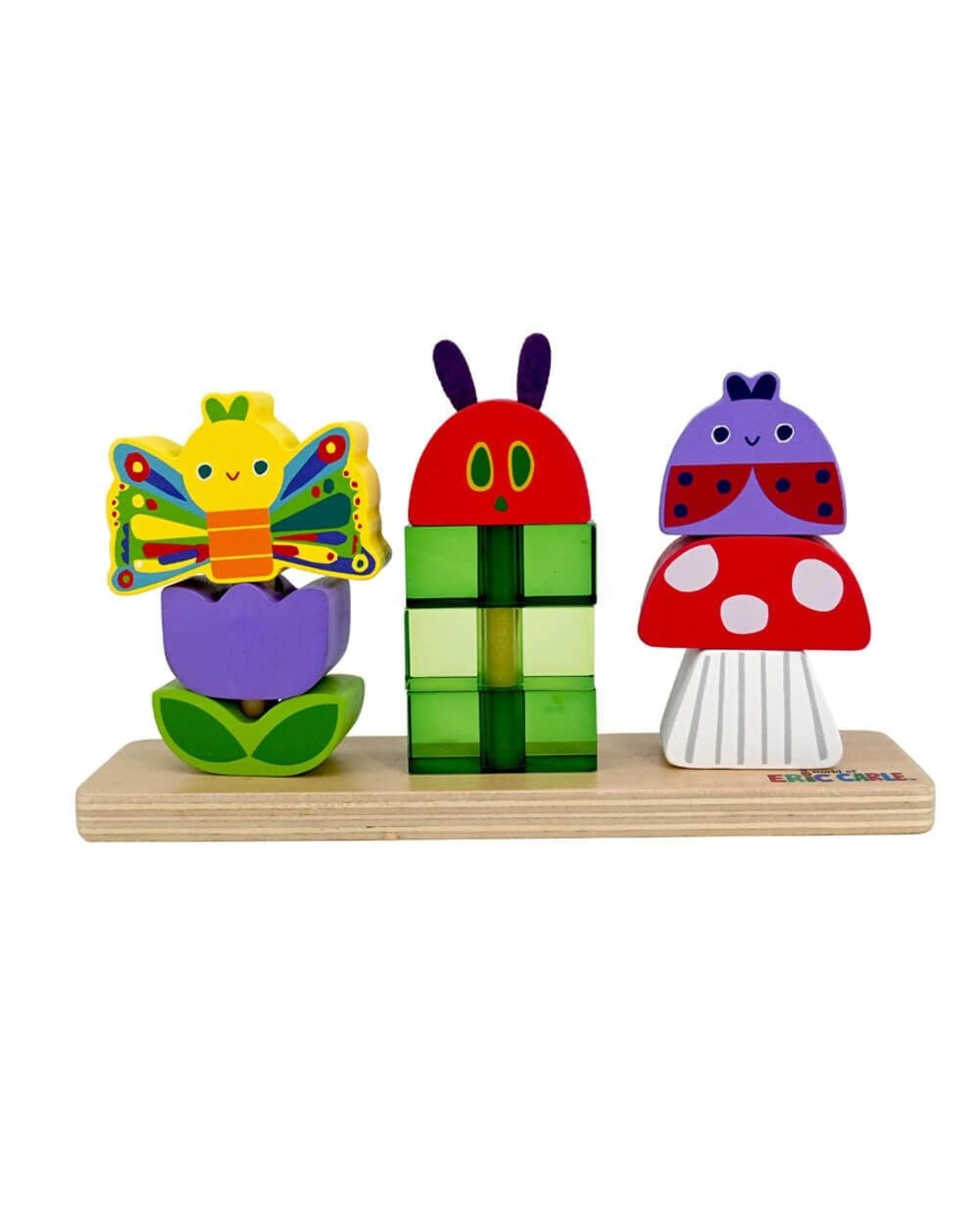 1 The World of Eric Carle Very Hungry Caterpillar Wooden Character Stacker, 1 of 1