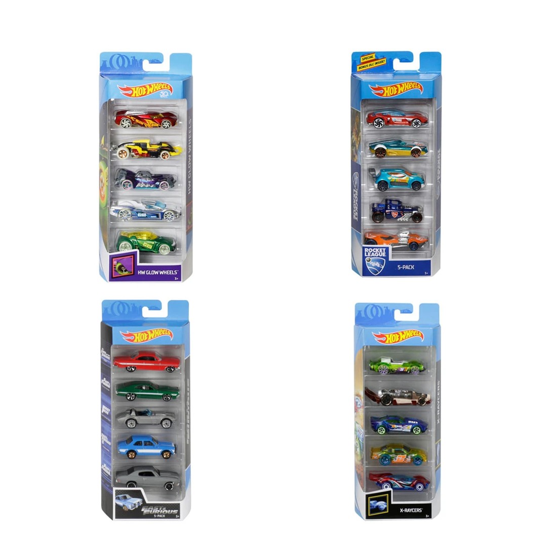 1 Hot Wheels 5-pack Gift Set - Assorted, 1 of 5