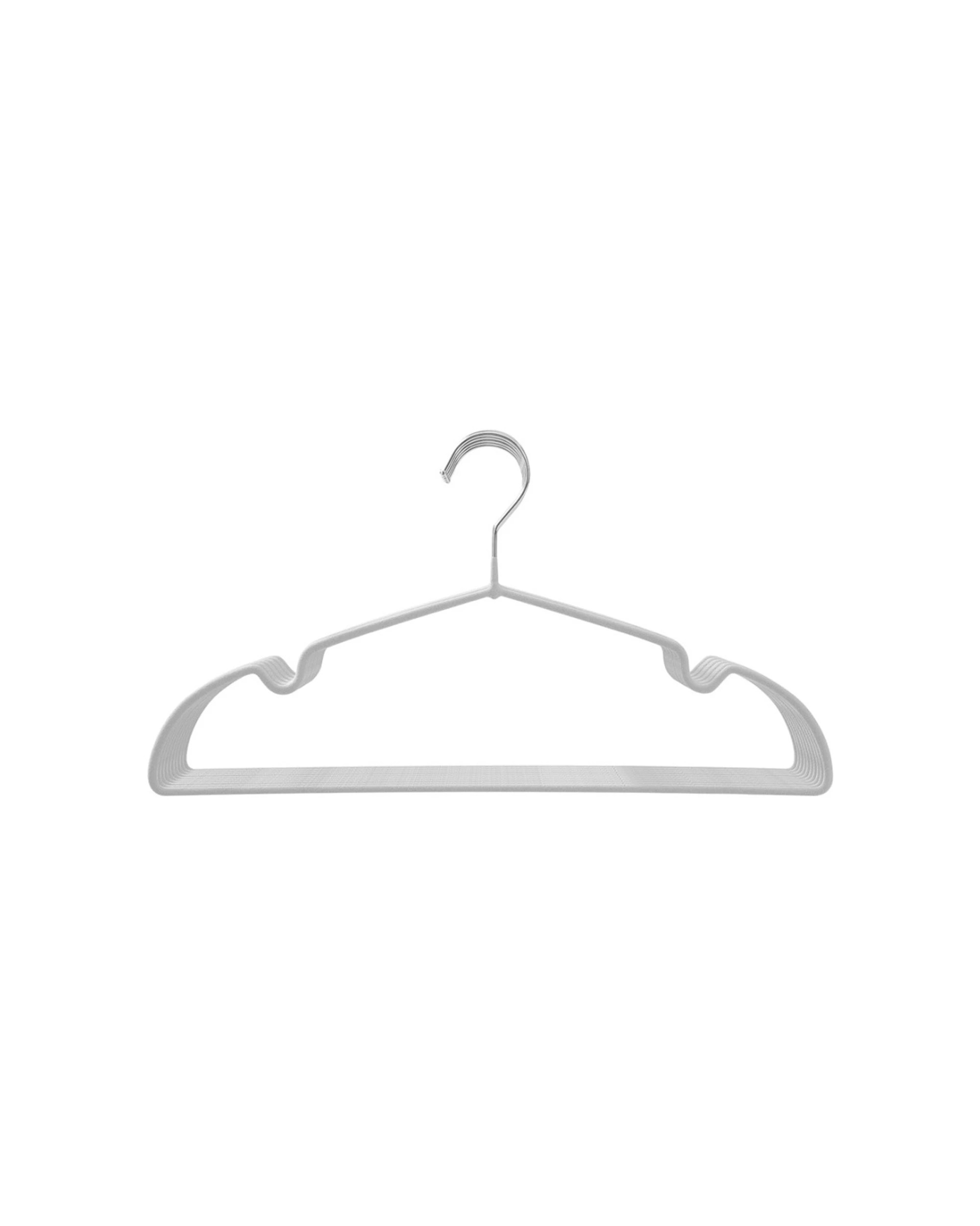 4 Boxsweden 6x 8PK Hangit Suede Wardrobe Clothes Hangers Non-Slip 40.5cm - Grey, 4 of 7