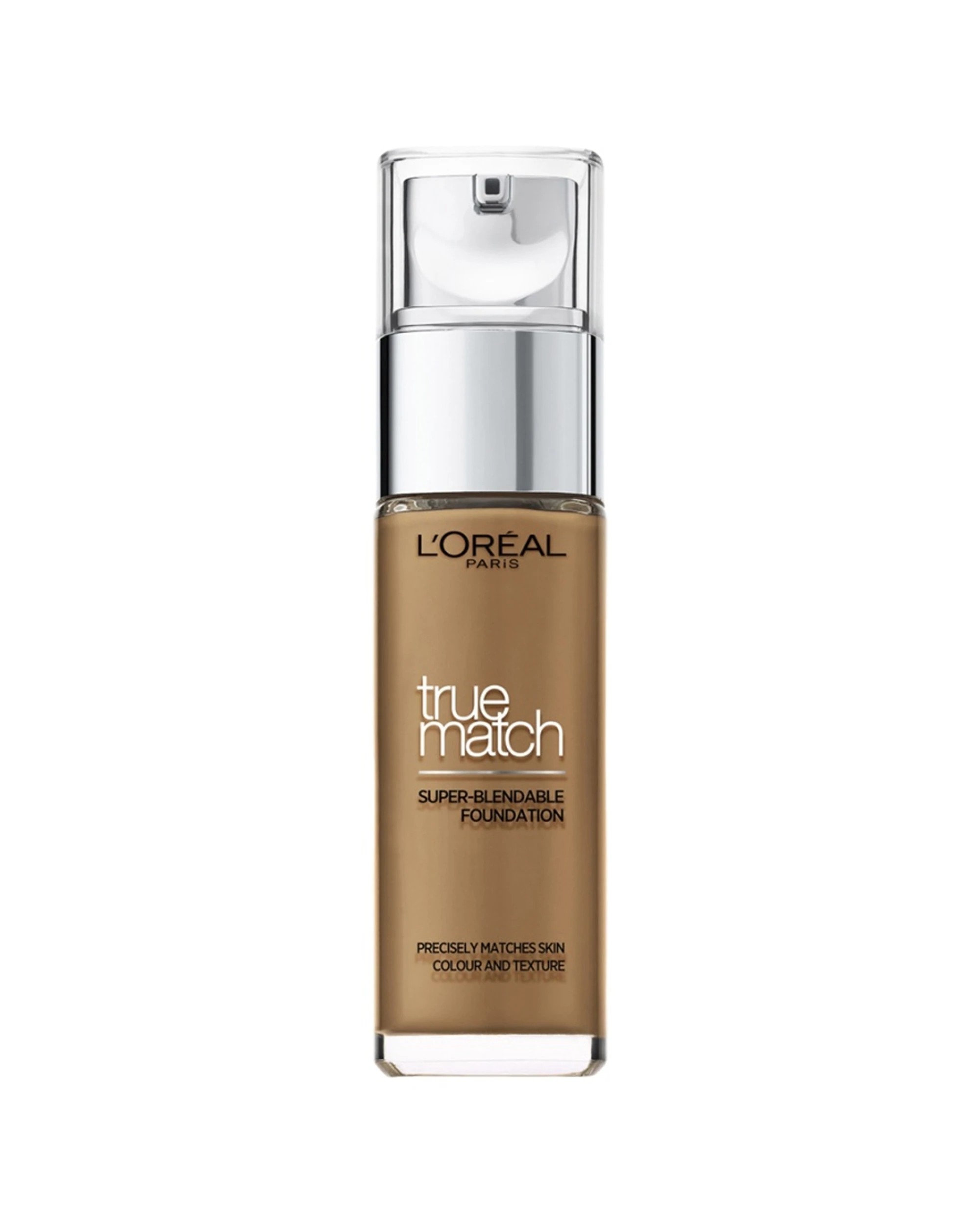 1 L'Oréal Paris True Match Liquid Foundation Super Blendable 9.5W Mahogany 30ml, 1 of 1