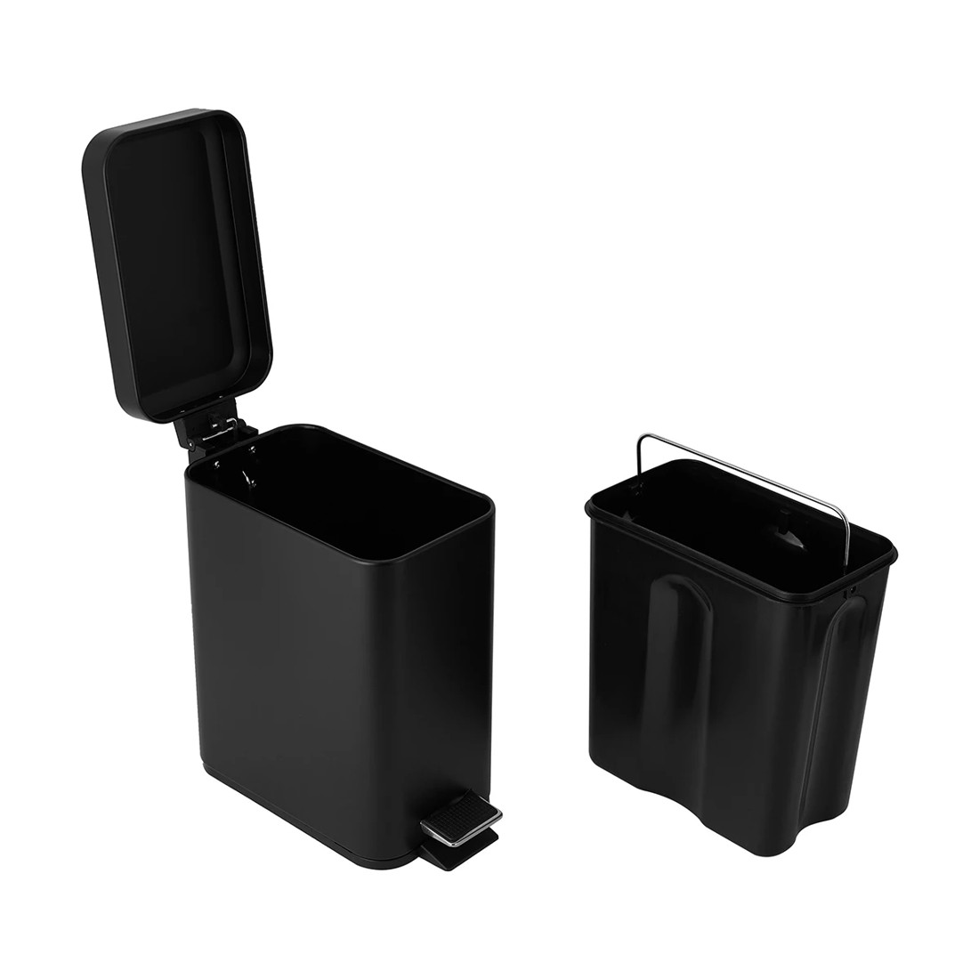 4 5L Slim Line Bin - Black, 4 of 7