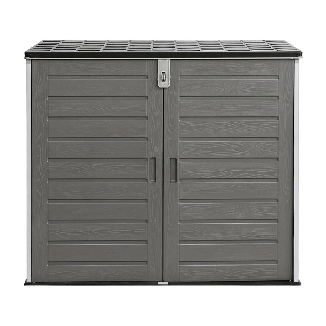 3 Gardeon Outdoor Storage Box 1170L Container Lockable Cabinet Tool Organizer Shed - Grey, 3 of 7