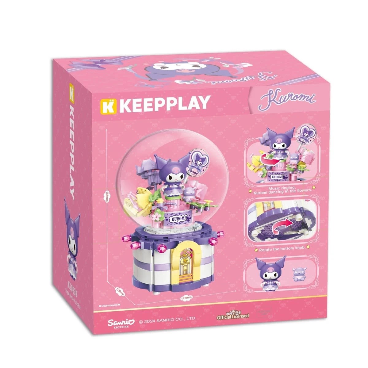 5 328 Piece Keepplay Sanrio Hello Kitty Kuromi Sugar Bomb Music Box, 5 of 5