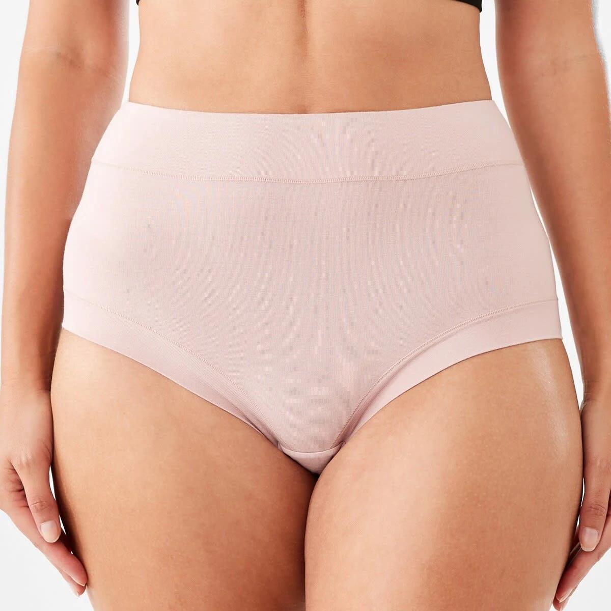 4 3 Pack Bamboo Full Briefs PINK CHALK, MISTY MAUVE, SOFT TAUPE, 4 of 8