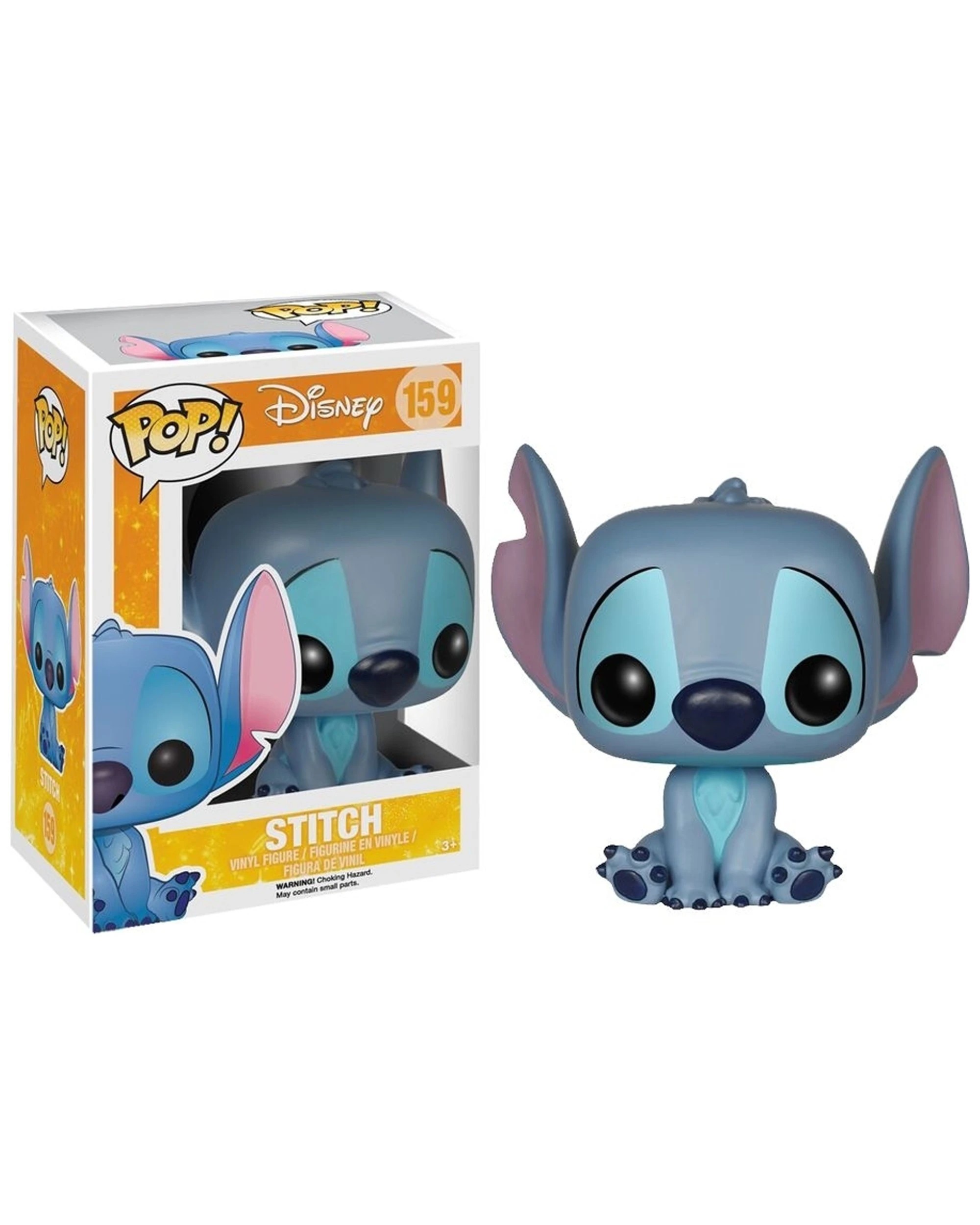 1 Pop Vinyl Figurine Lilo And Stitch - Stitch Seated Vinyl Toy 10cm - Box - Blue, 1 of 3