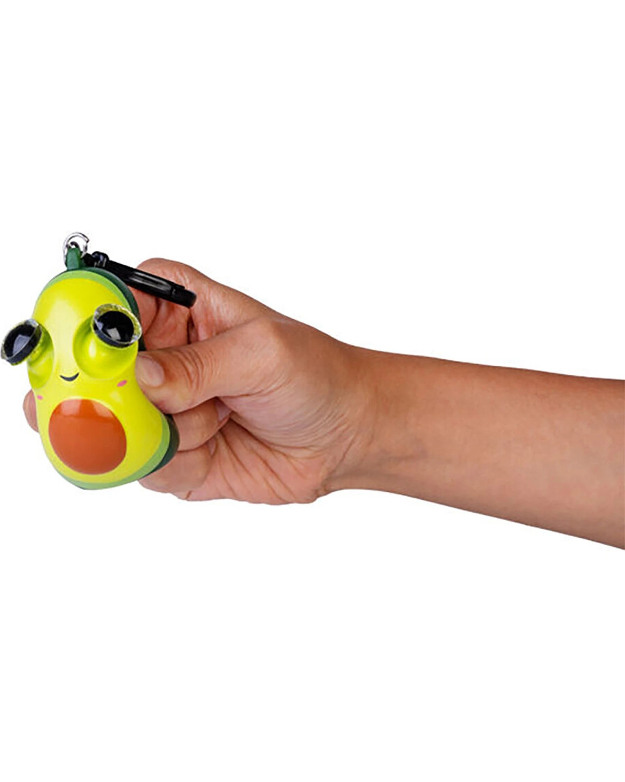 3 MDI Eye Popping Keychain Avocado Squeeze Fidget Toy 5.7x6cm - Multi, 3 of 3