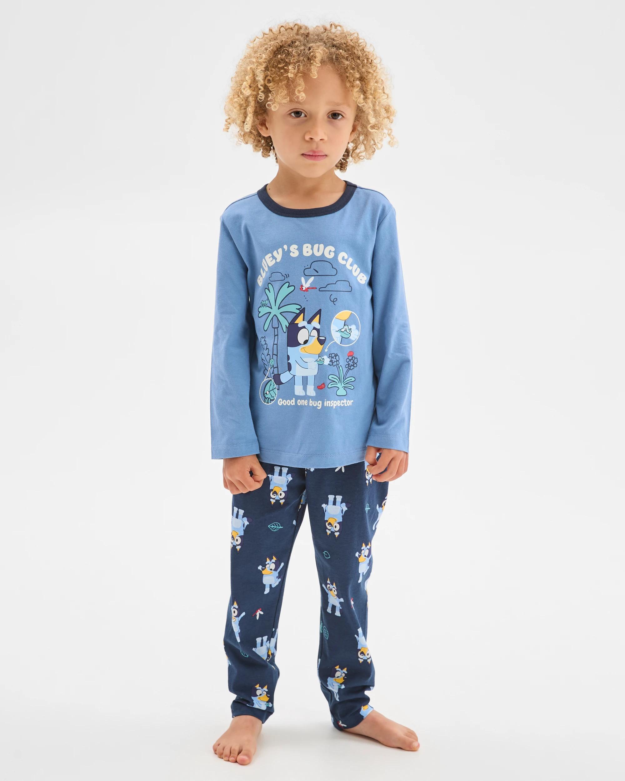 2 Bluey Australian Cotton 2 Pack Younger Boys Knit Pyjama Set BLUEY, 2 of 8