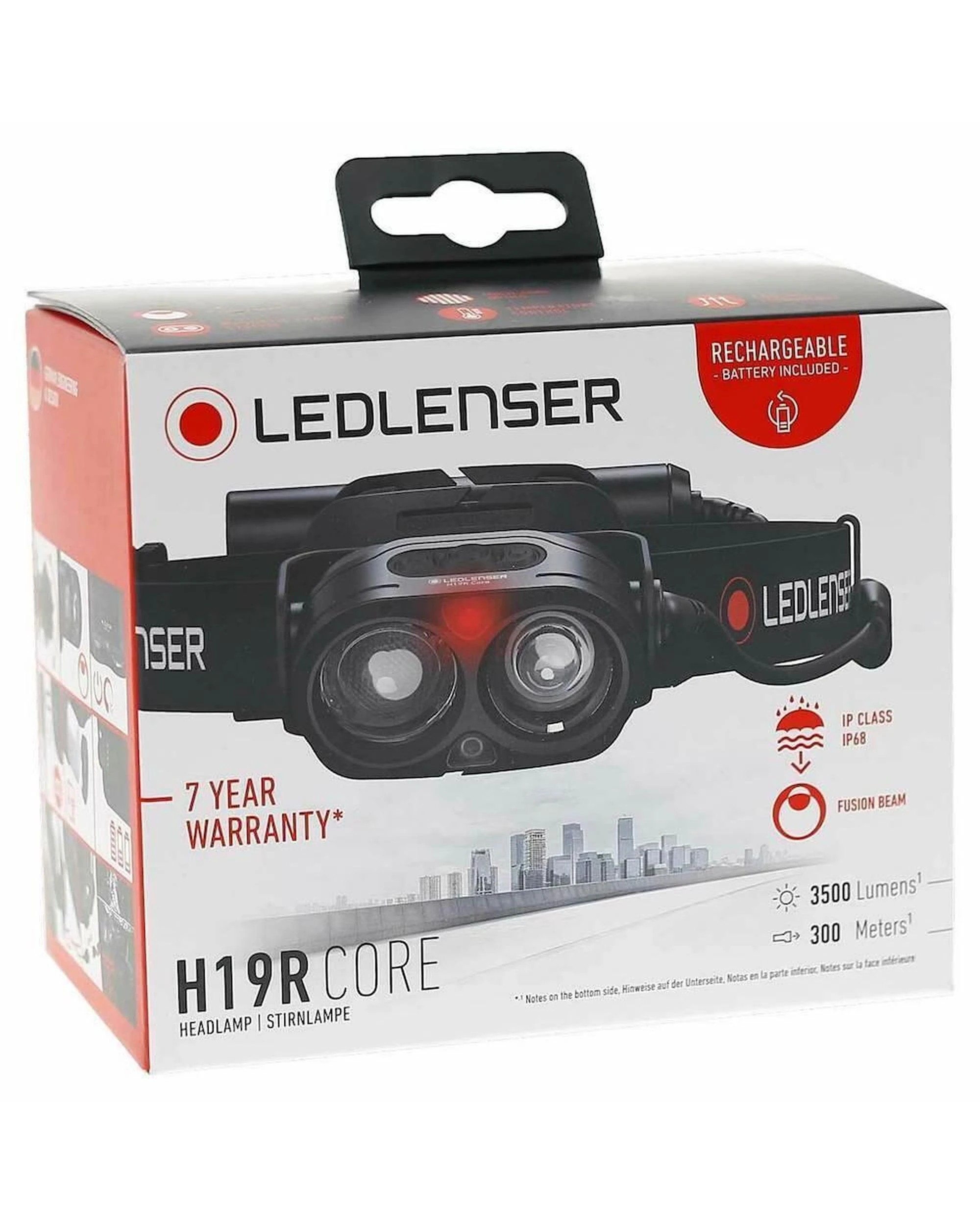 8 Led Lenser H19R Core Rechargeable 3500 Lumens Headlamp Headtorch, 8 of 8