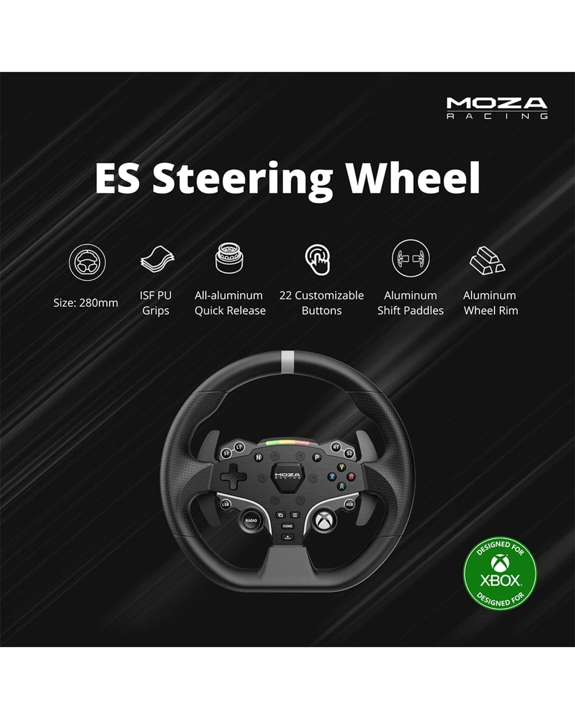 3 MOZA Racing R3 Bundle for Xbox / PC - Black, 3 of 10