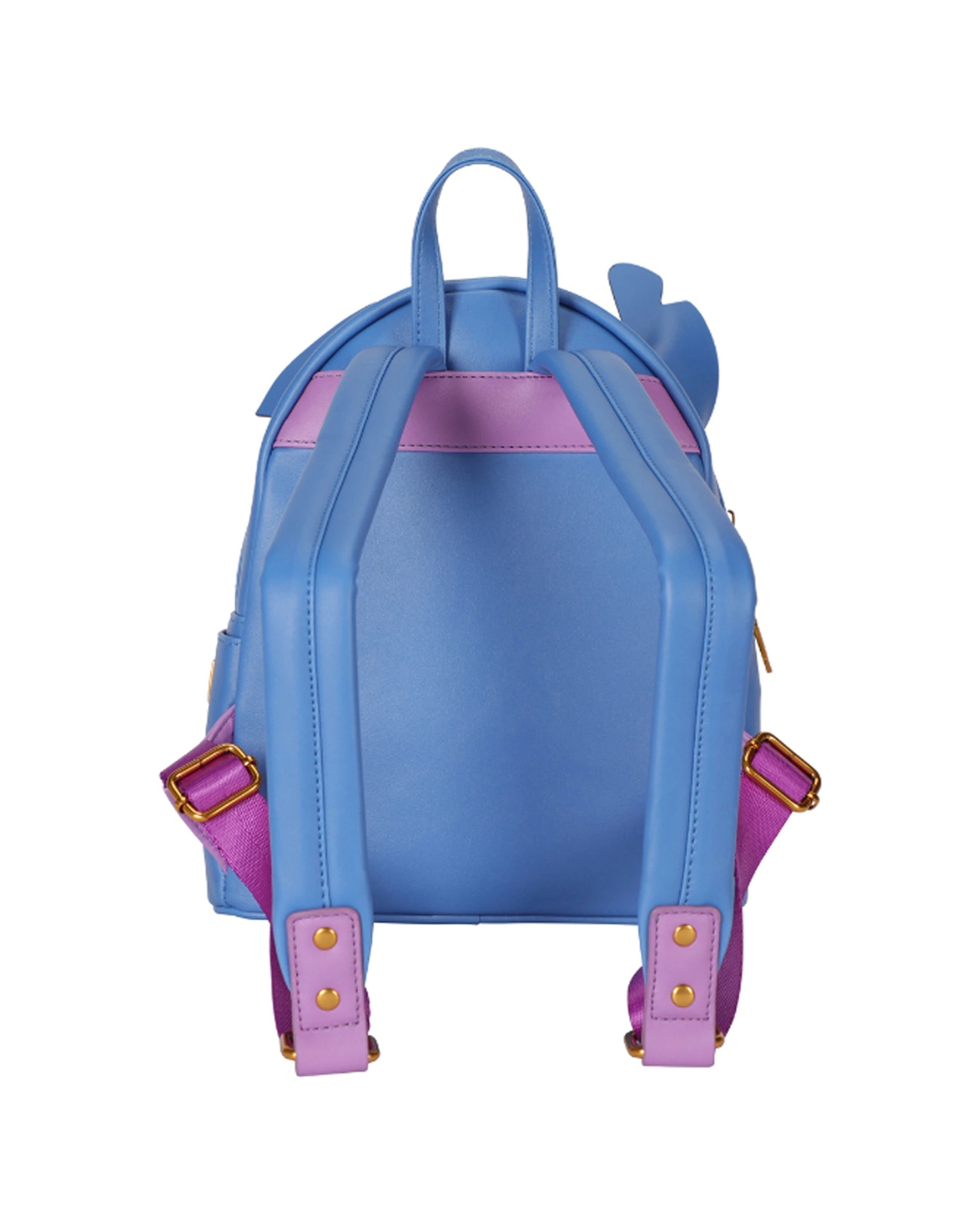 3 Disney Stitch PU Leather Backpack Kids Travel Bag Officially Licensed Child Size - Blue, 3 of 4