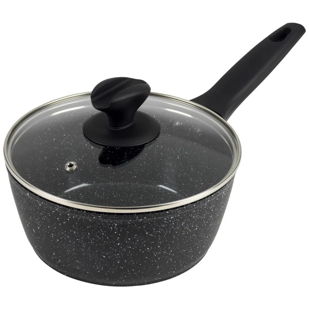 4 Russell Hobbs Black Marble SPC Cookware Set 5 Piece, 4 of 7