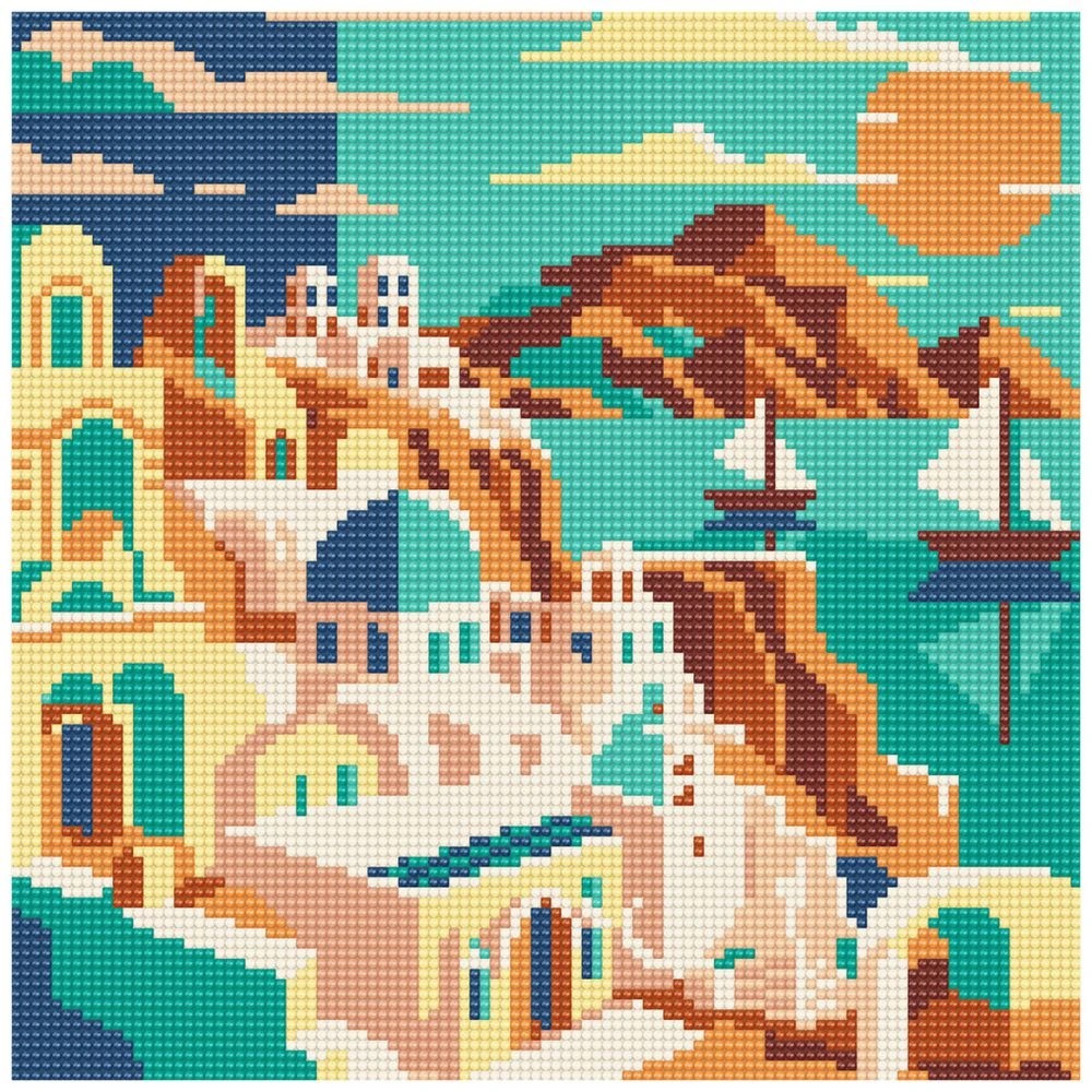 2 Craftsmart Crystal Canvas 28x28 Travel, 2 of 2