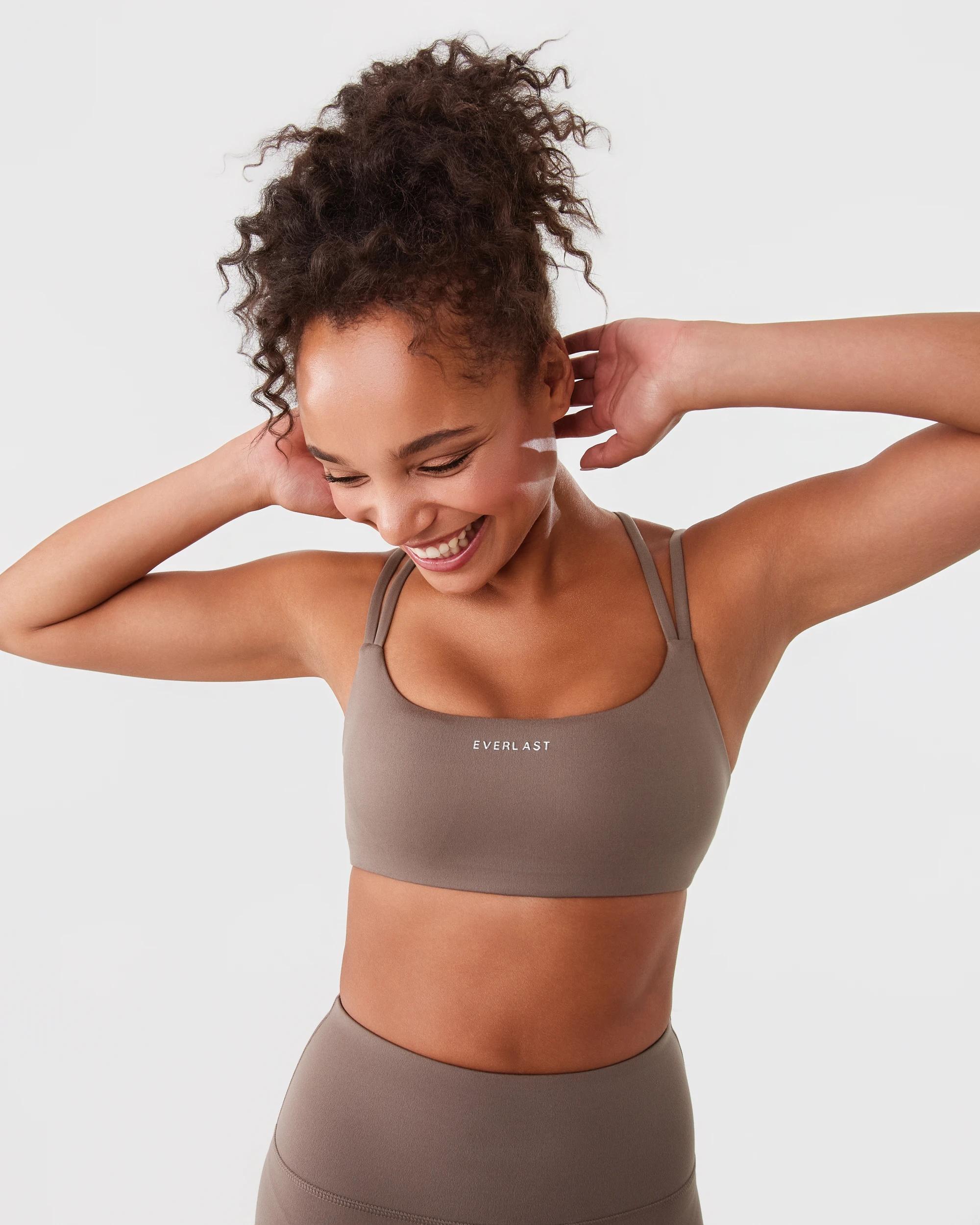 5 Everlast Womens Strappy Crop Top Mushroom, 5 of 10