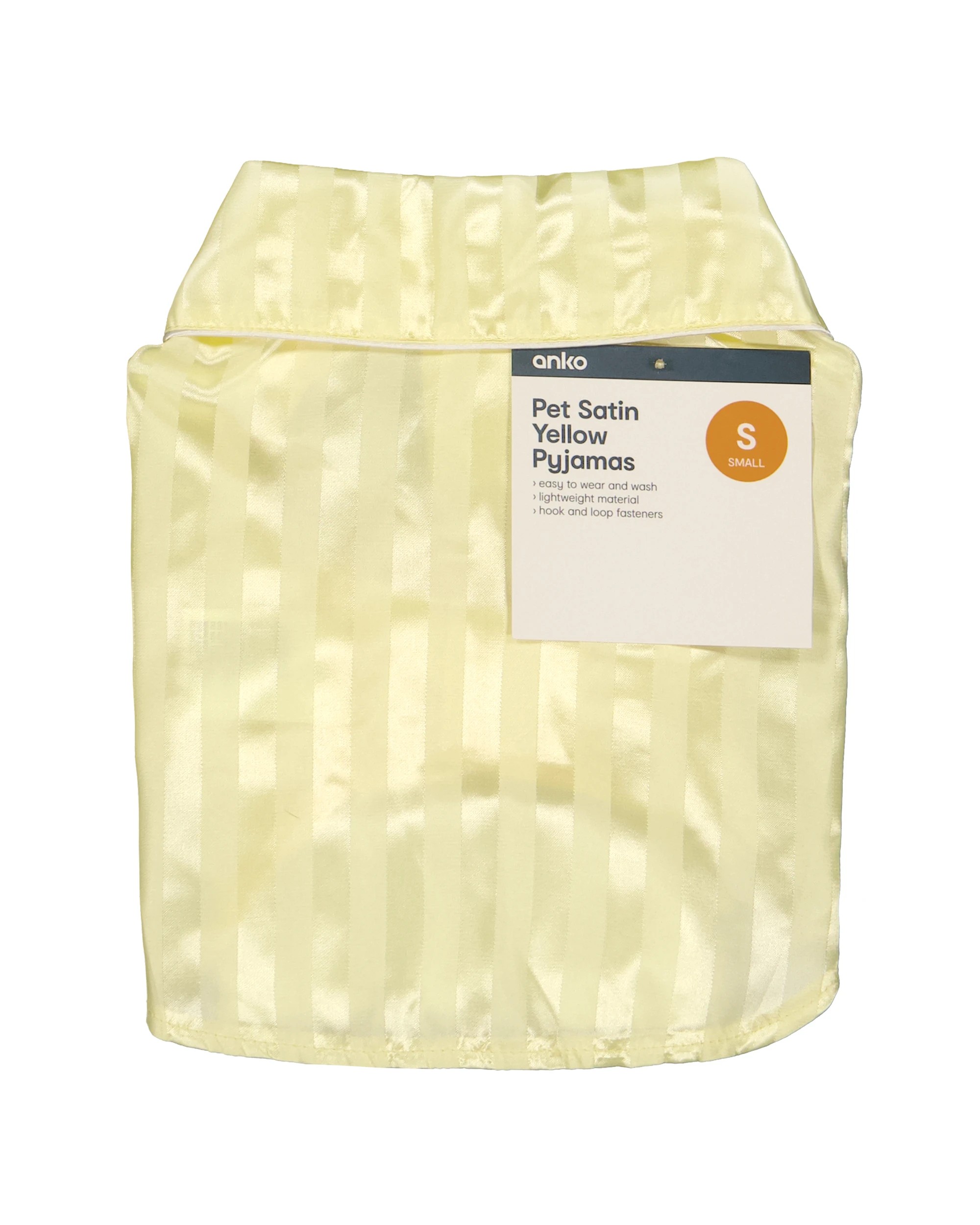 9 Pet Satin Pyjamas - Small, Yellow, 9 of 9