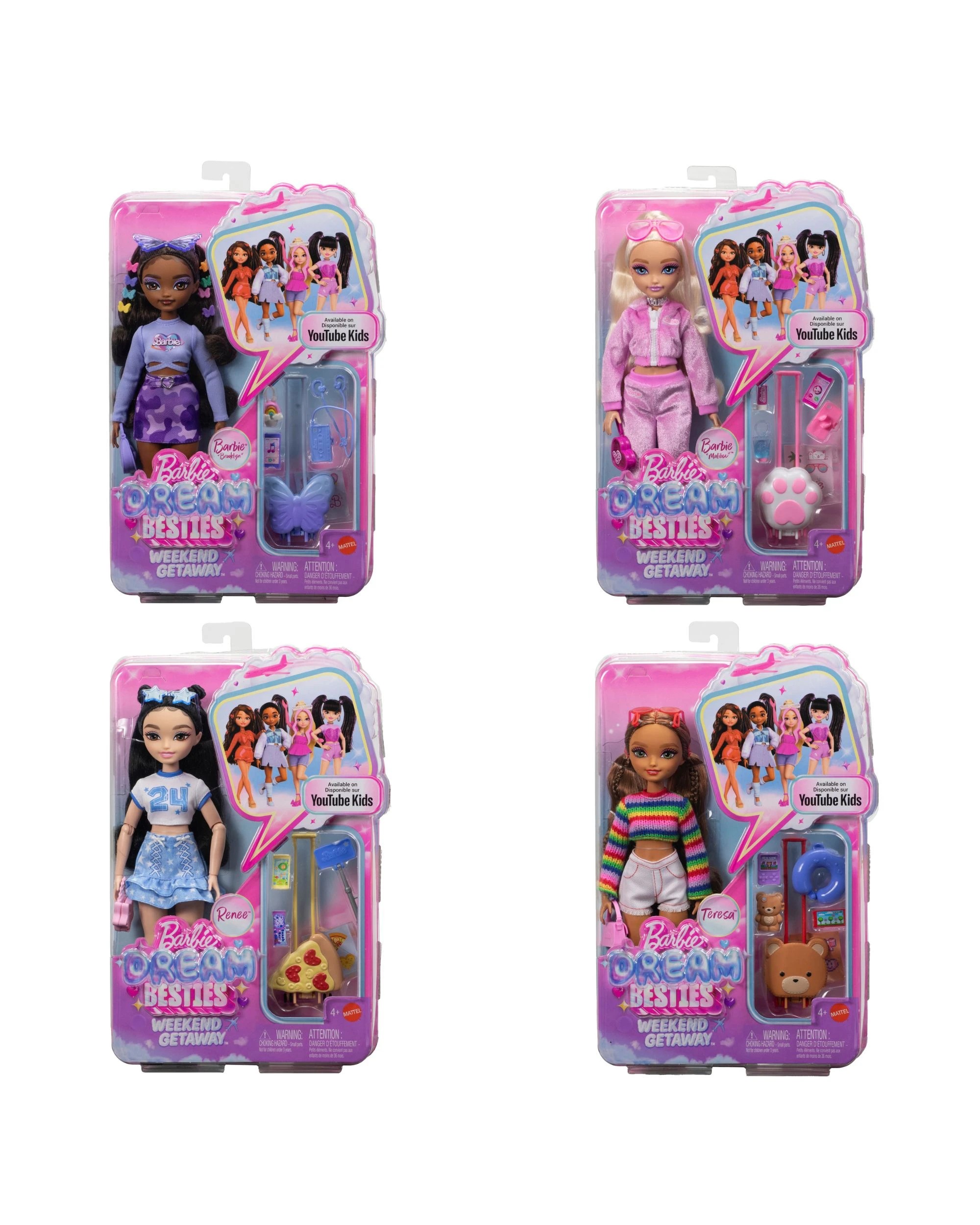 1 Barbie Dream Besties Weekend Getaway - Assorted - Pink, 1 of 6