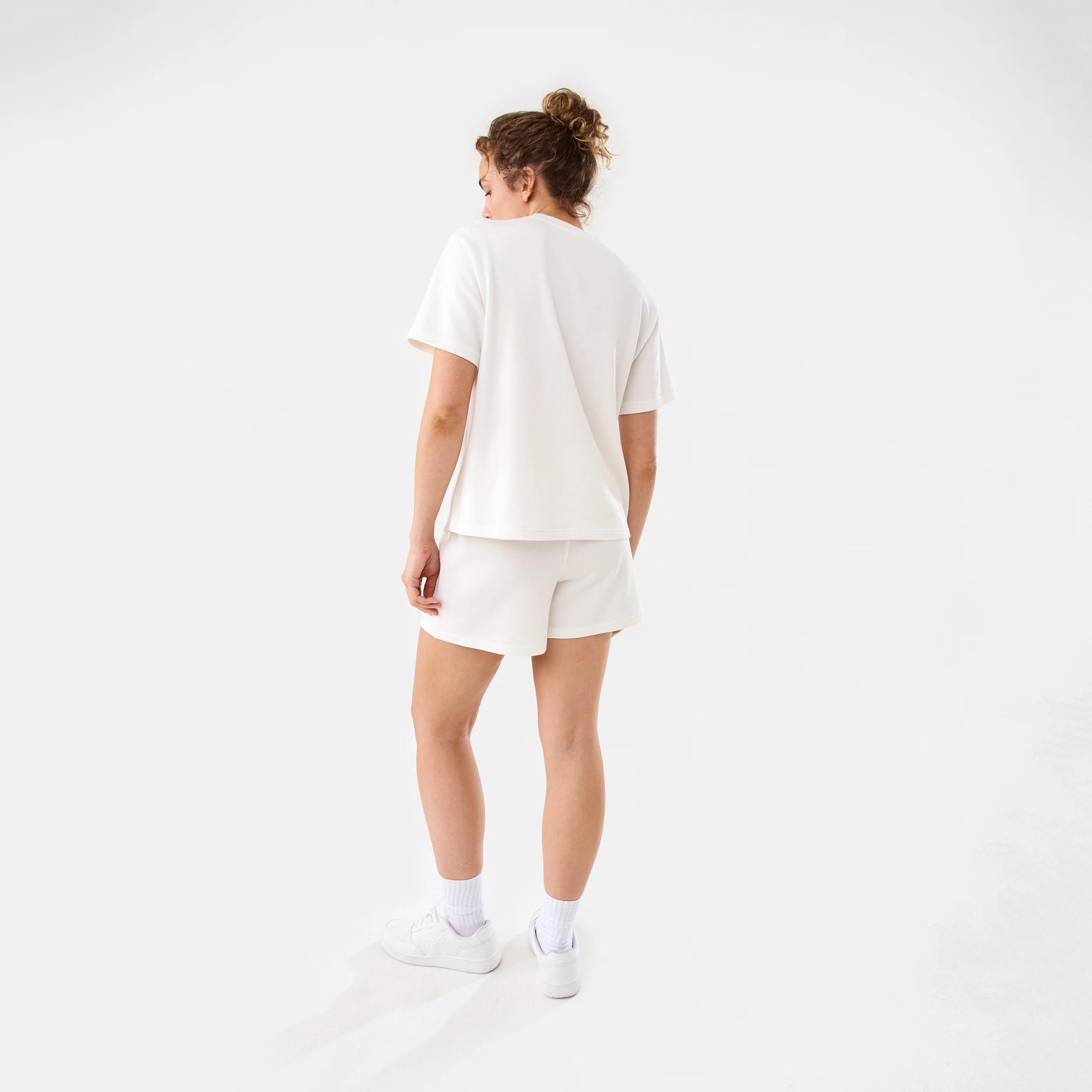3 Active Womens Terry Shorts EGRET WHITE, 3 of 6