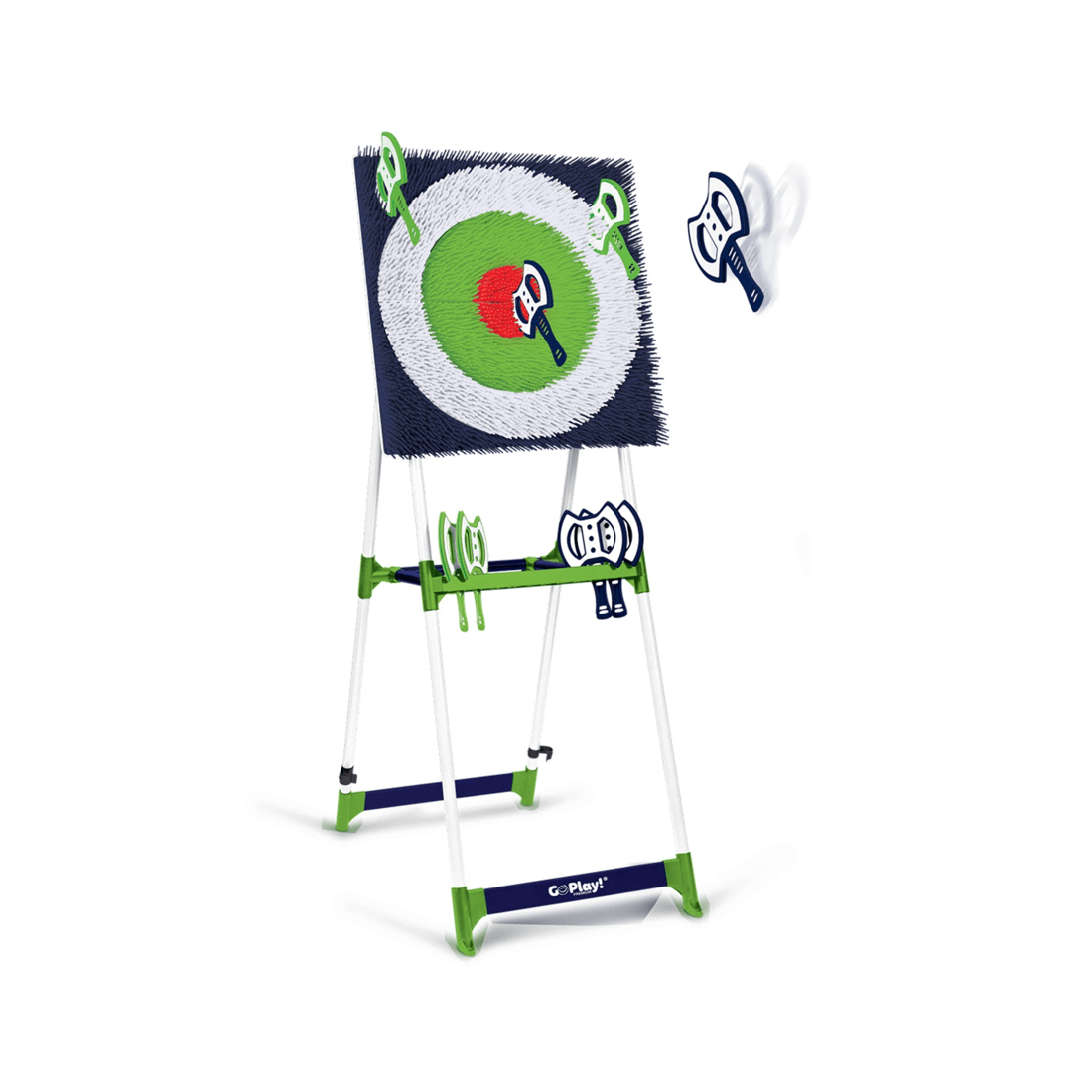 2 Go Play Premium Axe Throw Board Metal Frame With Safety Axes 8 Years Plus - Multi, 2 of 2