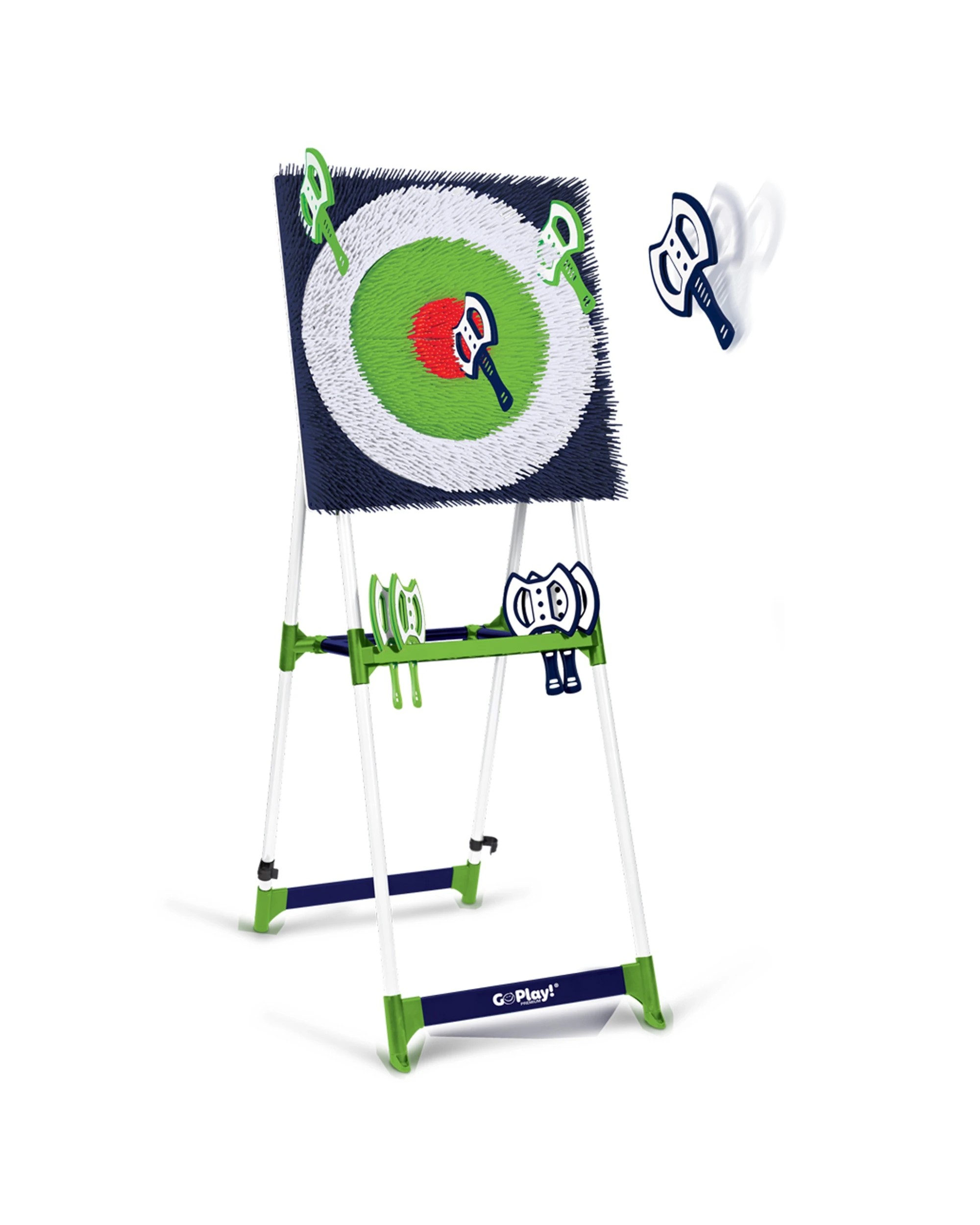 2 Go Play Premium Axe Throw Board Metal Frame With Safety Axes 8 Years Plus - Multi, 2 of 2