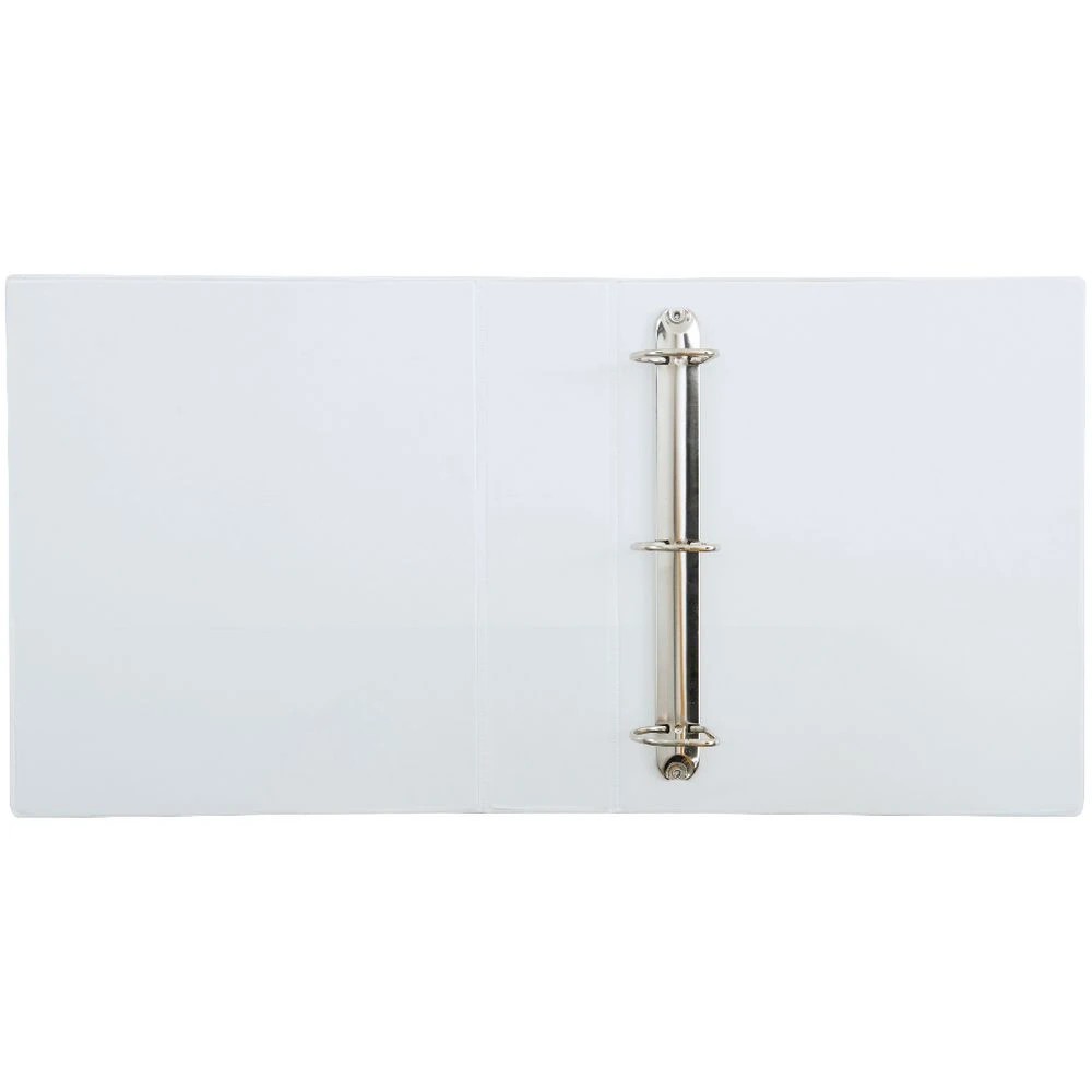 4 J.Burrows Insert Binder A4 3 D-Ring 50mm White, 4 of 6