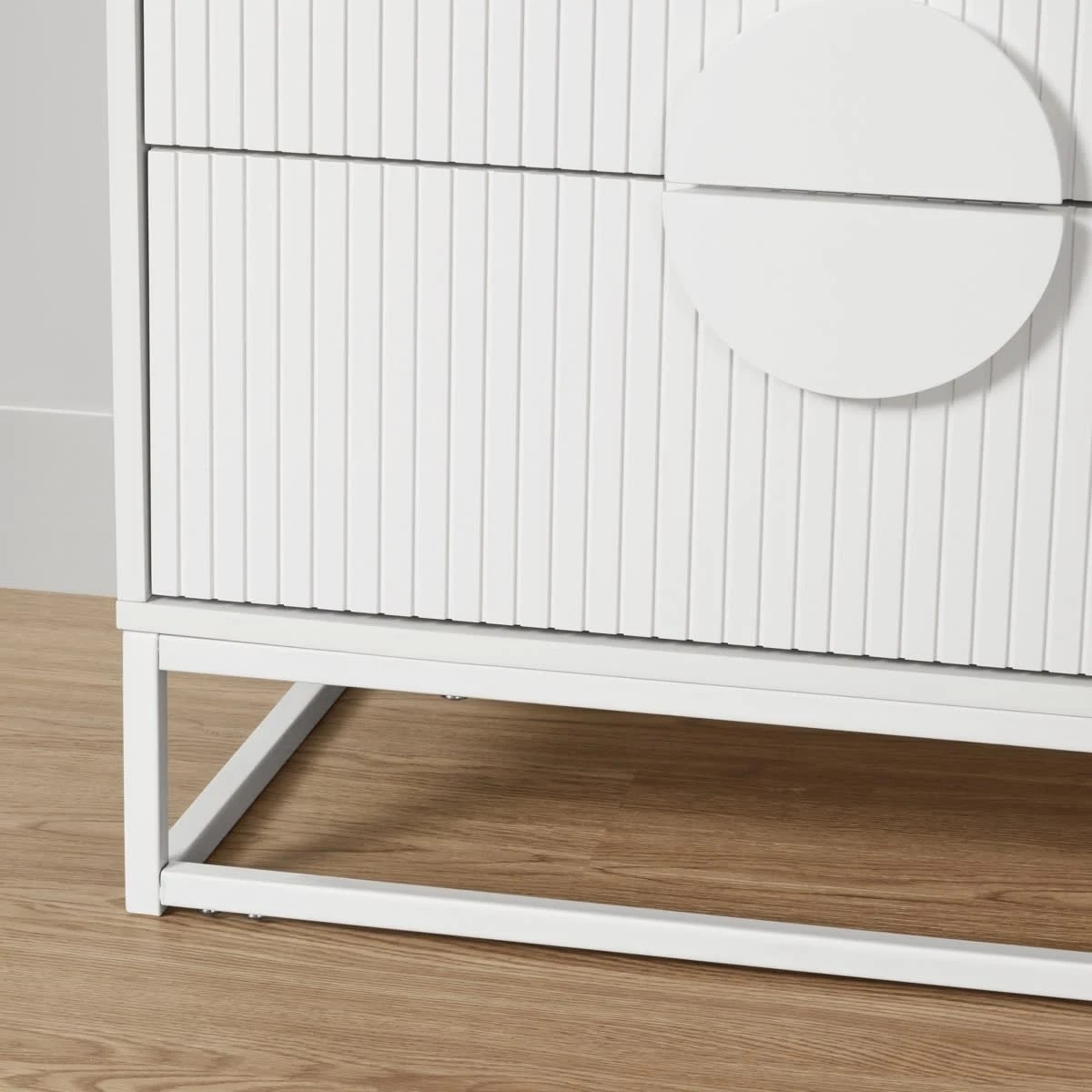 7 Stevie 4 Drawer Chest - White, 7 of 9