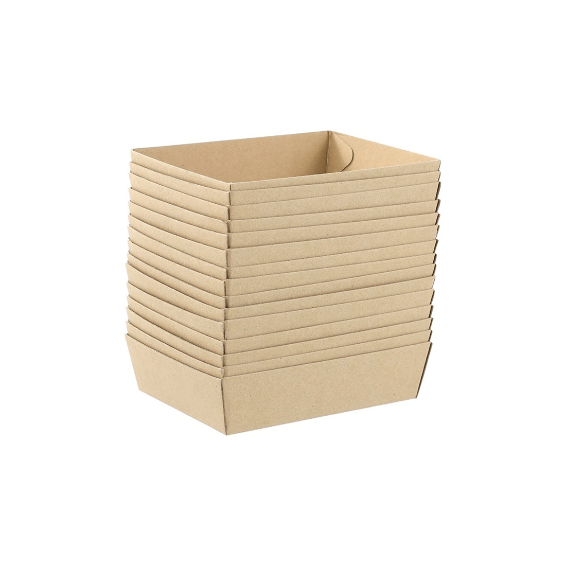 2 15pc Lemon And Lime 18.5cm Eco Kraft Disposable Food/takeaway Serving Tray Plate
 - Natural, 2 of 4