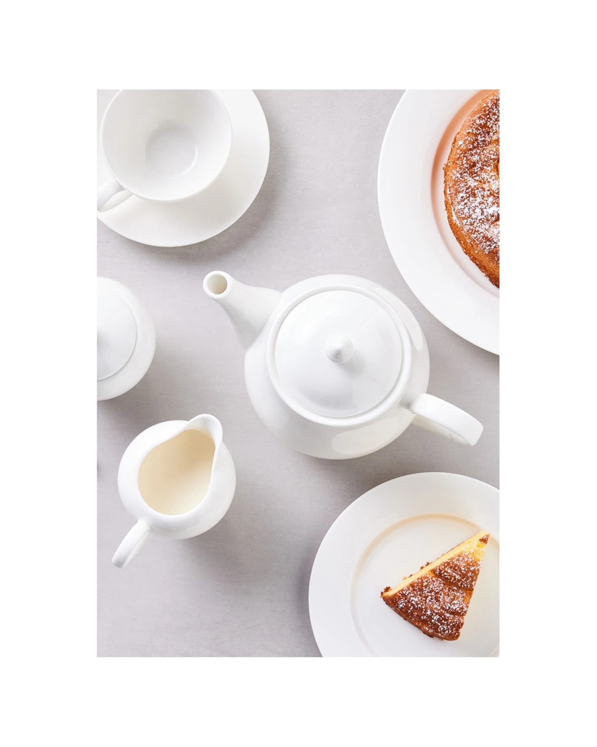 4 Maxwell & Williams 2x Basics Porcelain Sugar & Creamer Set - White, 4 of 4