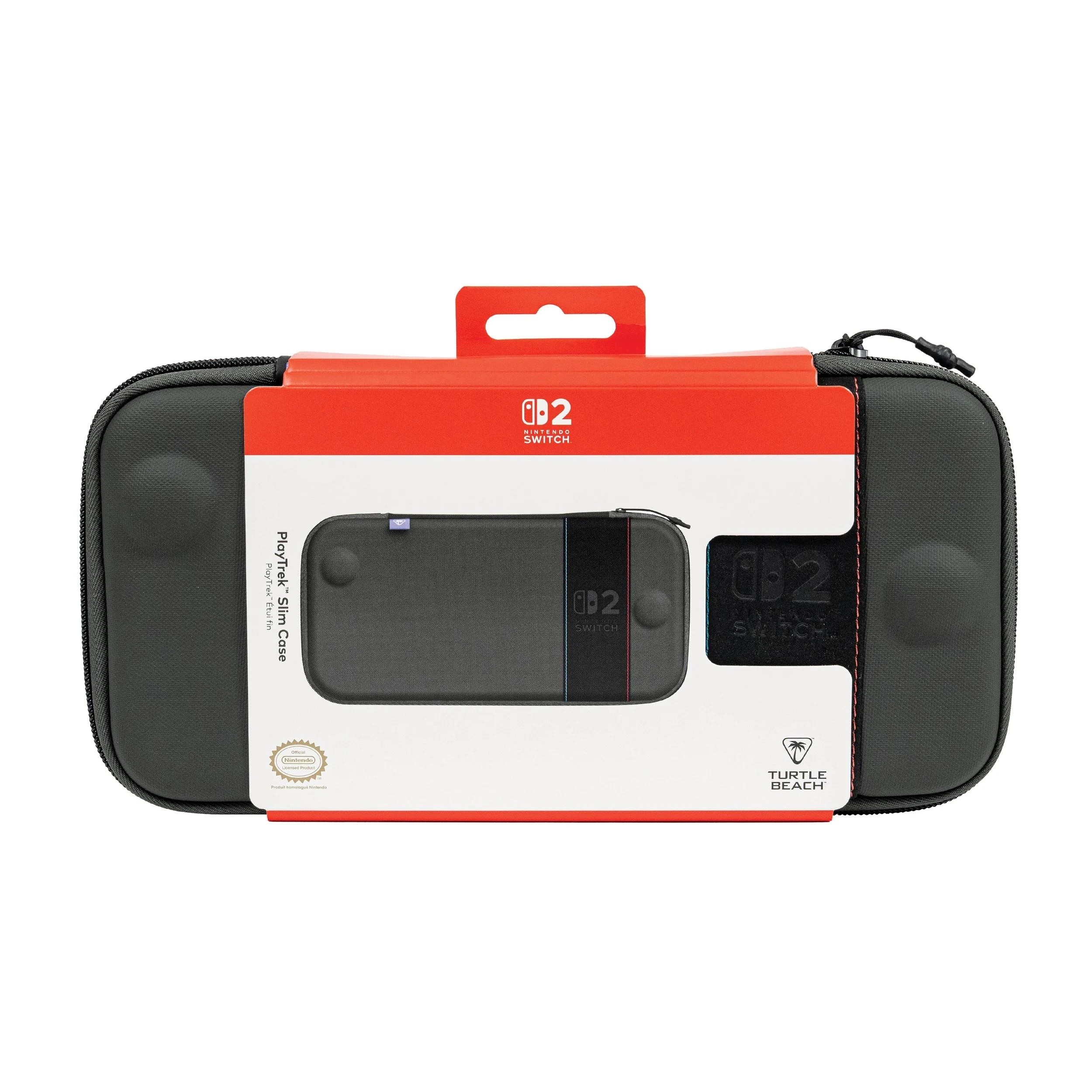 1 Turtle Beach TurtleBeach PlayTrek Slim Case Charcoal Black - Nintendo Switch 2 - Multi, 1 of 3