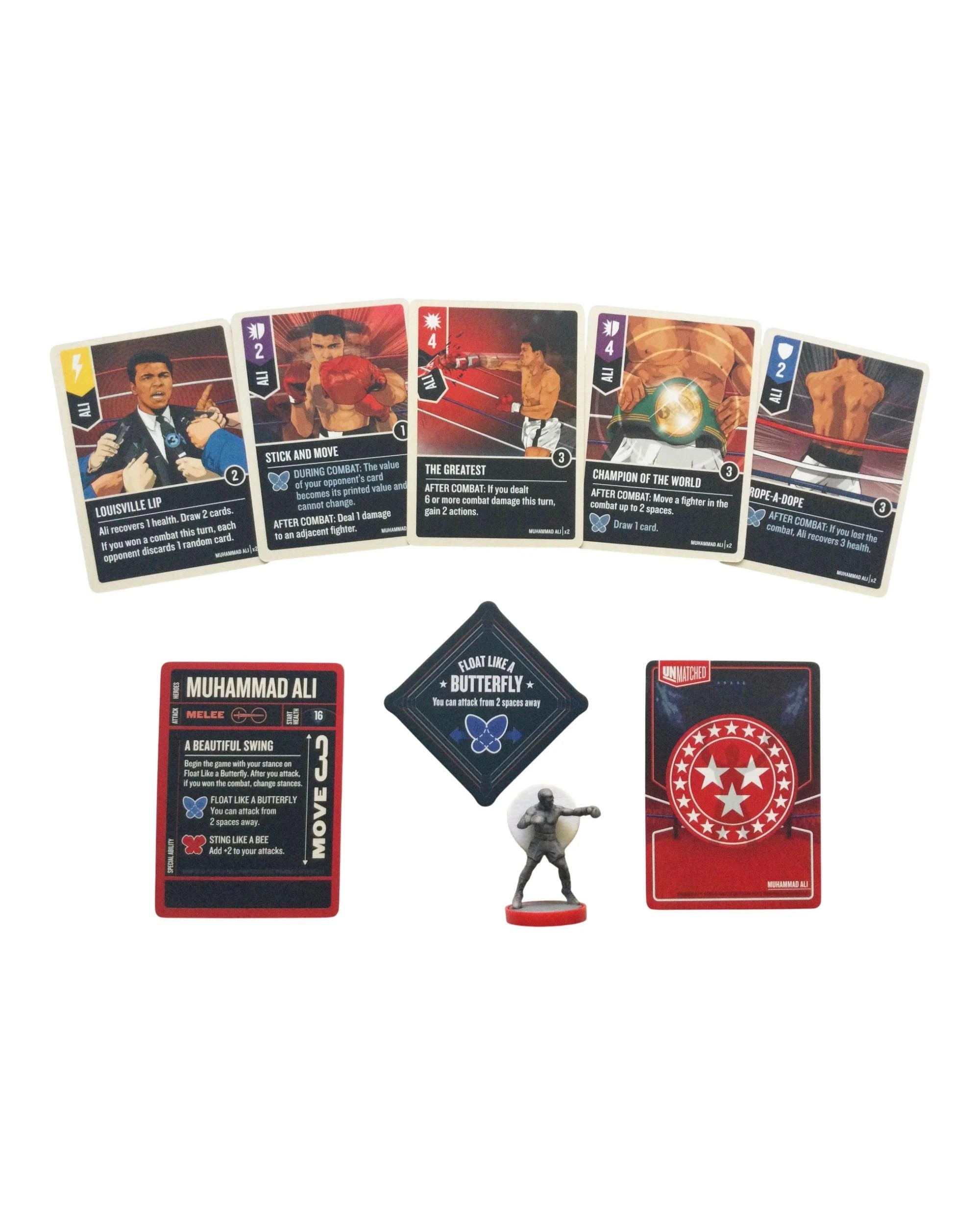 2 Unmatched Lee vs Ali Board Game, 2 of 4