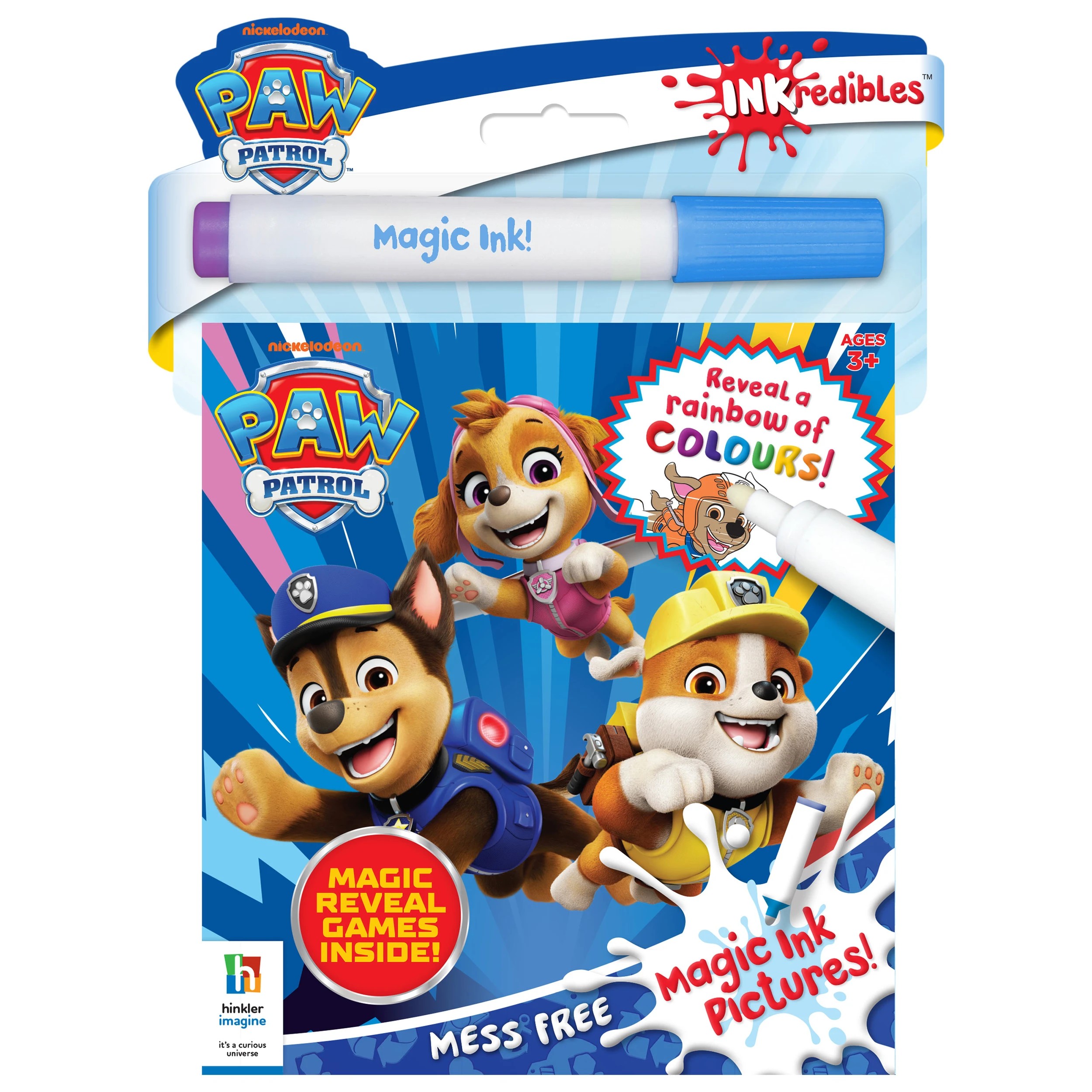 1 INKredibles Nickelodeon PAW Patrol Mess Free Magic Ink Pictures! - Book, 1 of 5