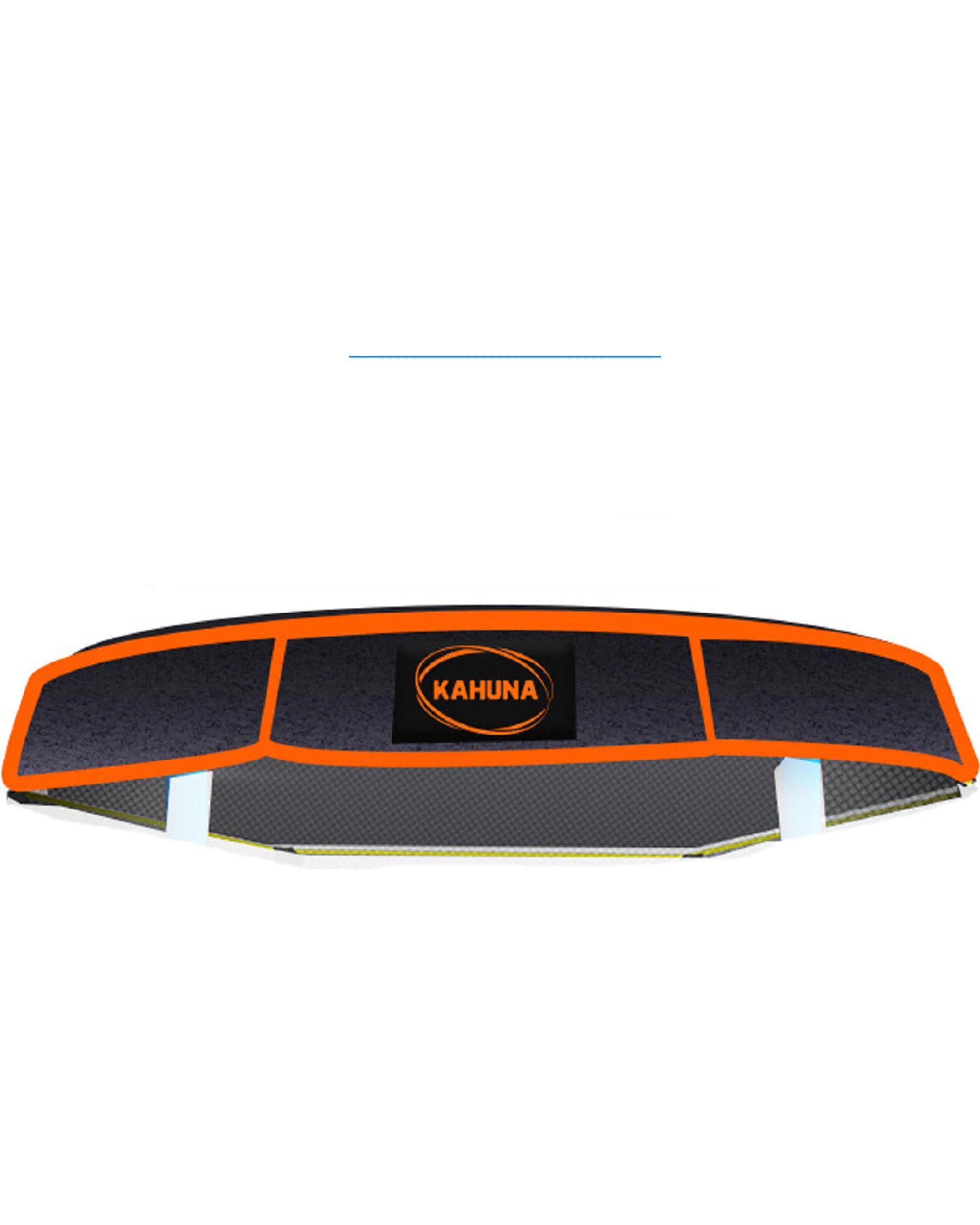 3 Kahuna Trampoline 8 ft with Basketball Set and Roof - Pattern, 3 of 5