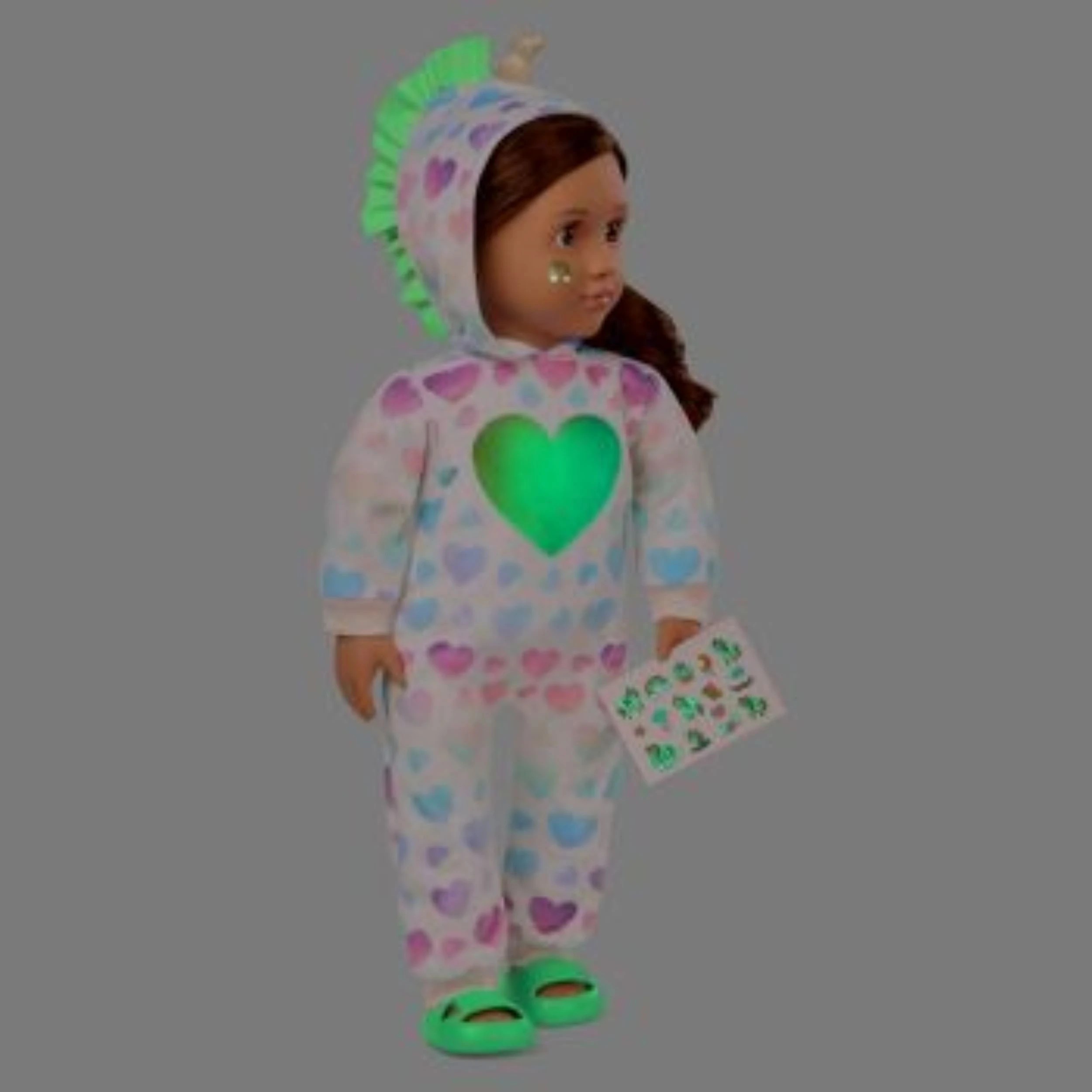 5 Our Generation Dream Bright Glow In The Dark Pyjama Outfit - Multi, 5 of 6
