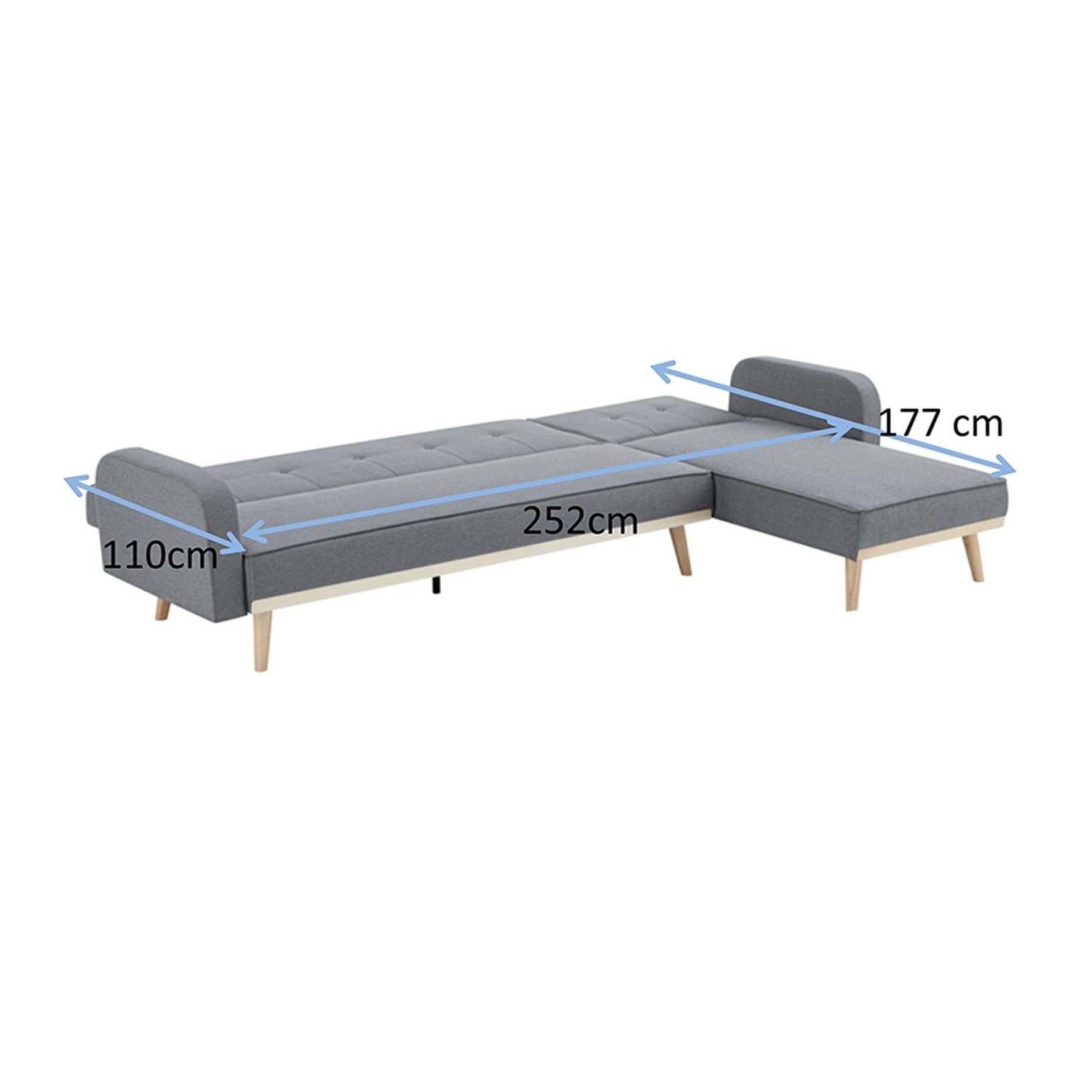 10 Foret 3seater Sofa Lounge Convertible Couch Furniture Ottoman Chaise Recliner L Shaped, 10 of 10