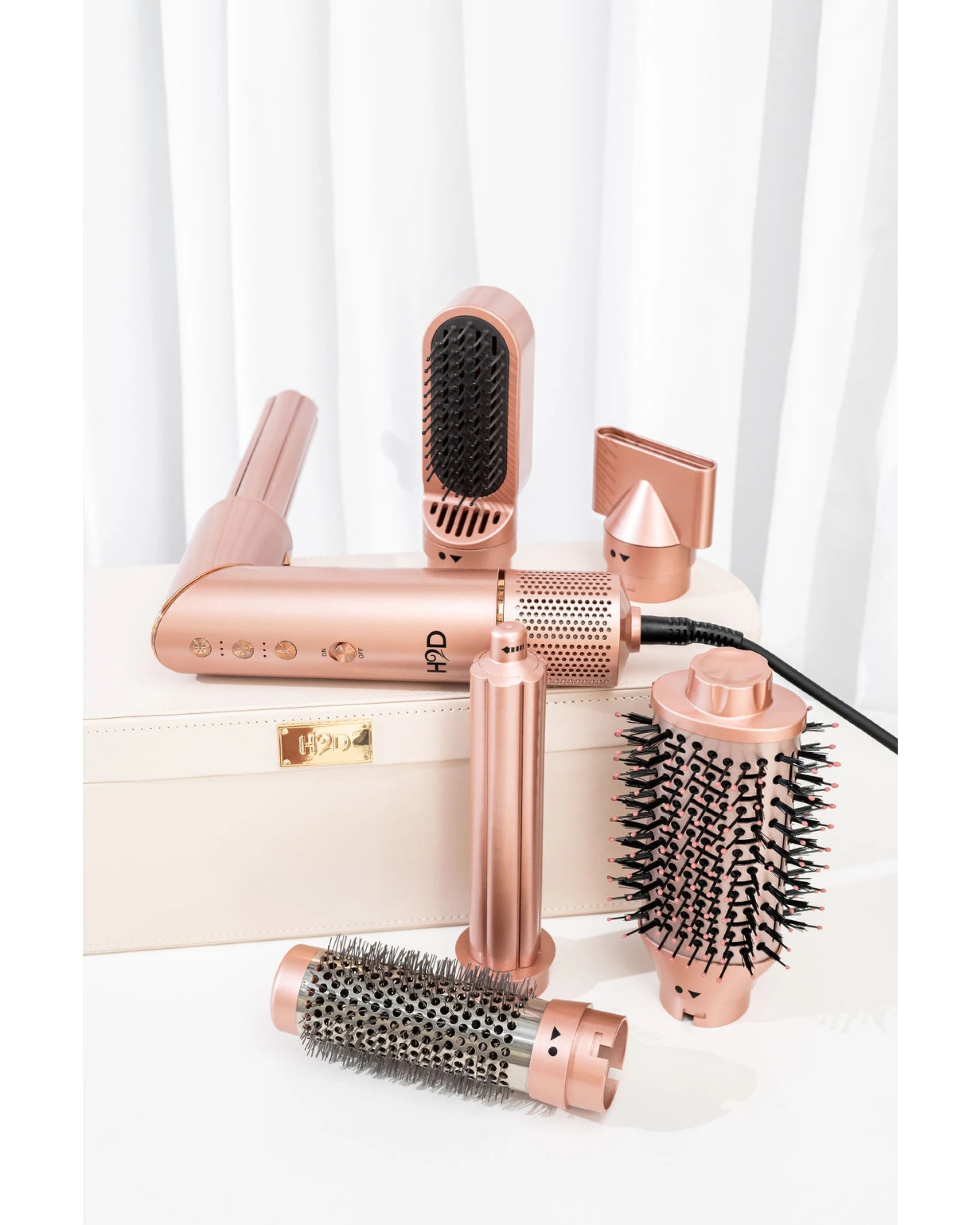8 H2D 6-in-1 Ultra Styler Hair Styling Tool in Rose Gold, 8 of 10