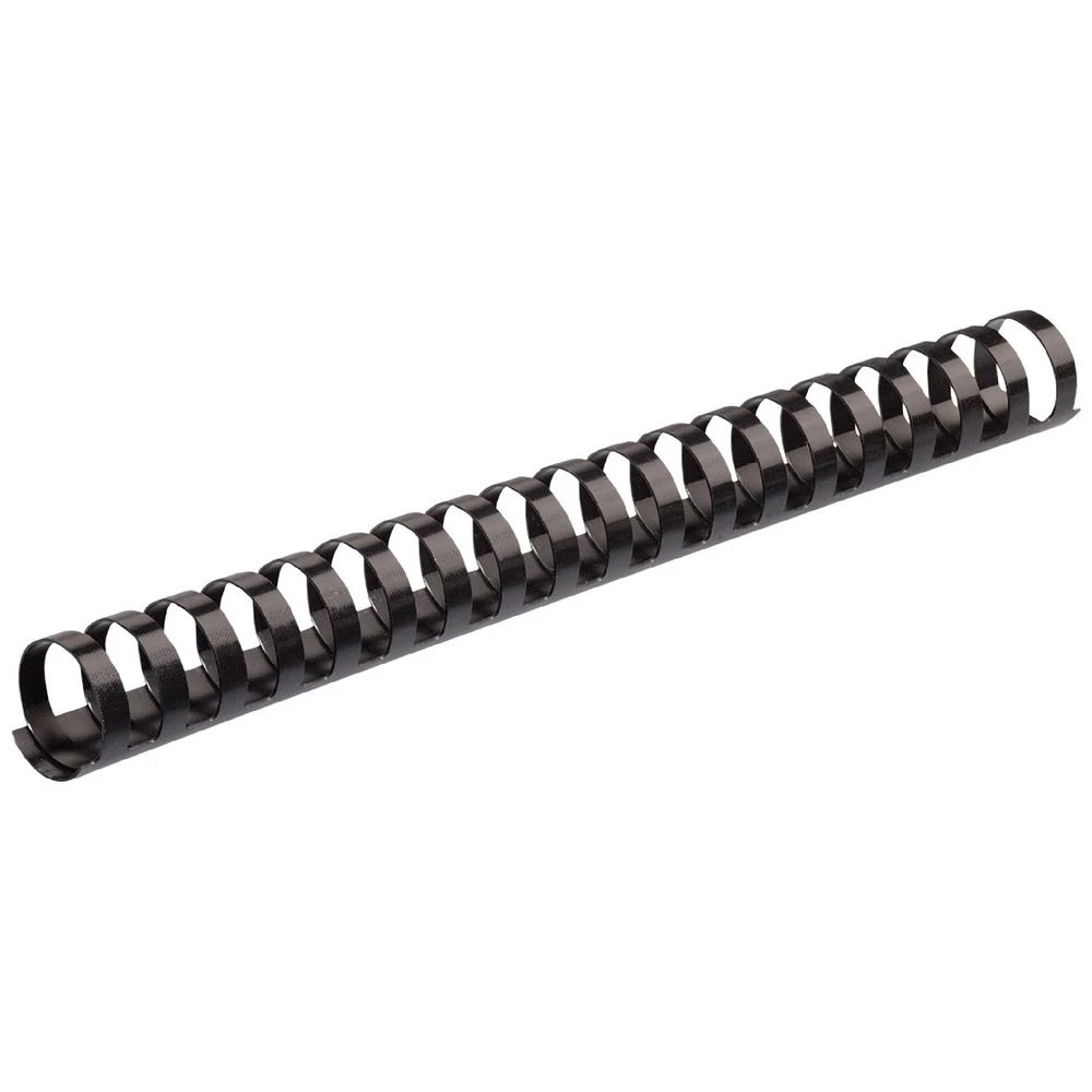 1 Fellowes Binding Combs 21 Loop 25mm Black 50 Pack, 1 of 4