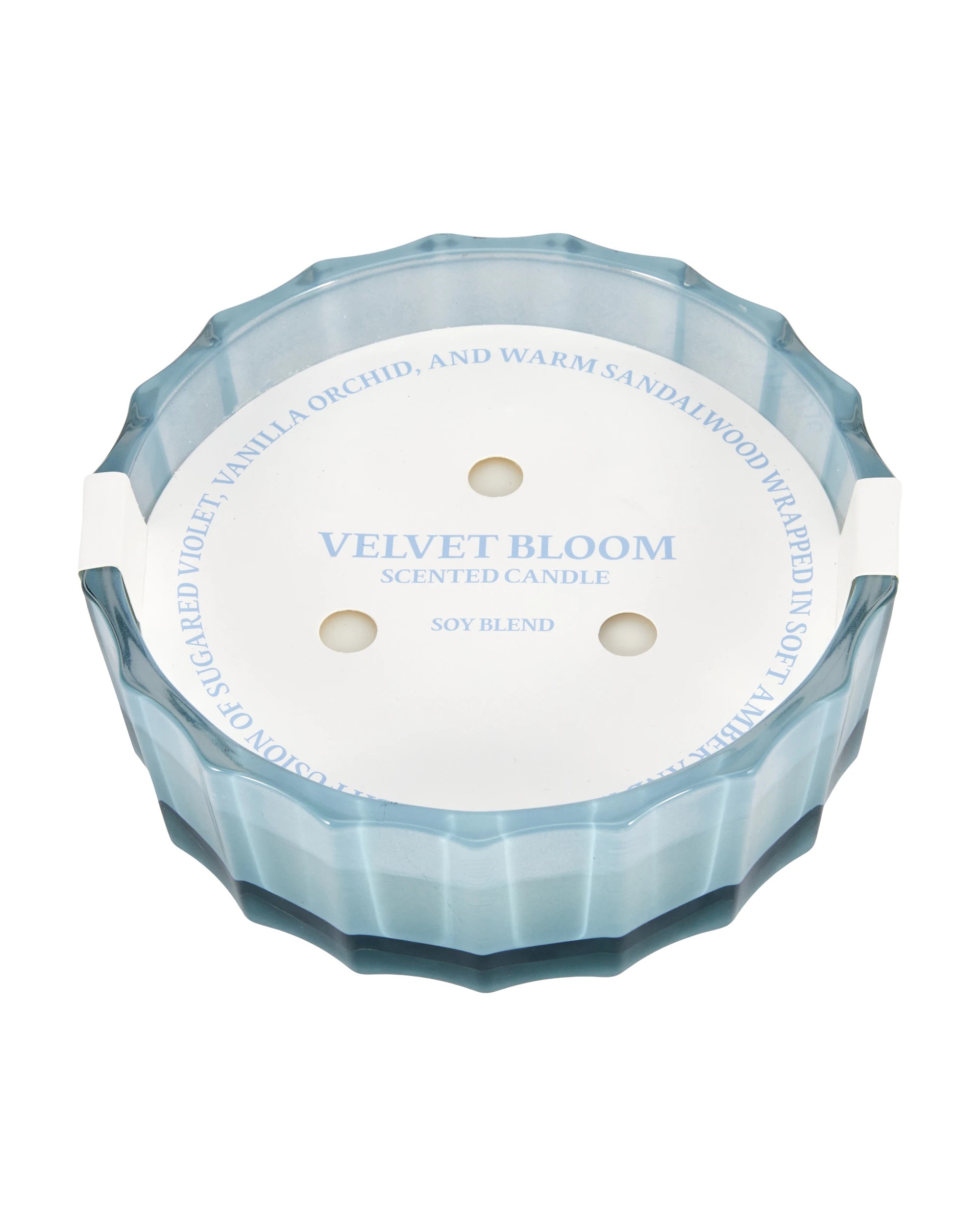 4 XL Velvet Bloom Glass Candle, 4 of 5