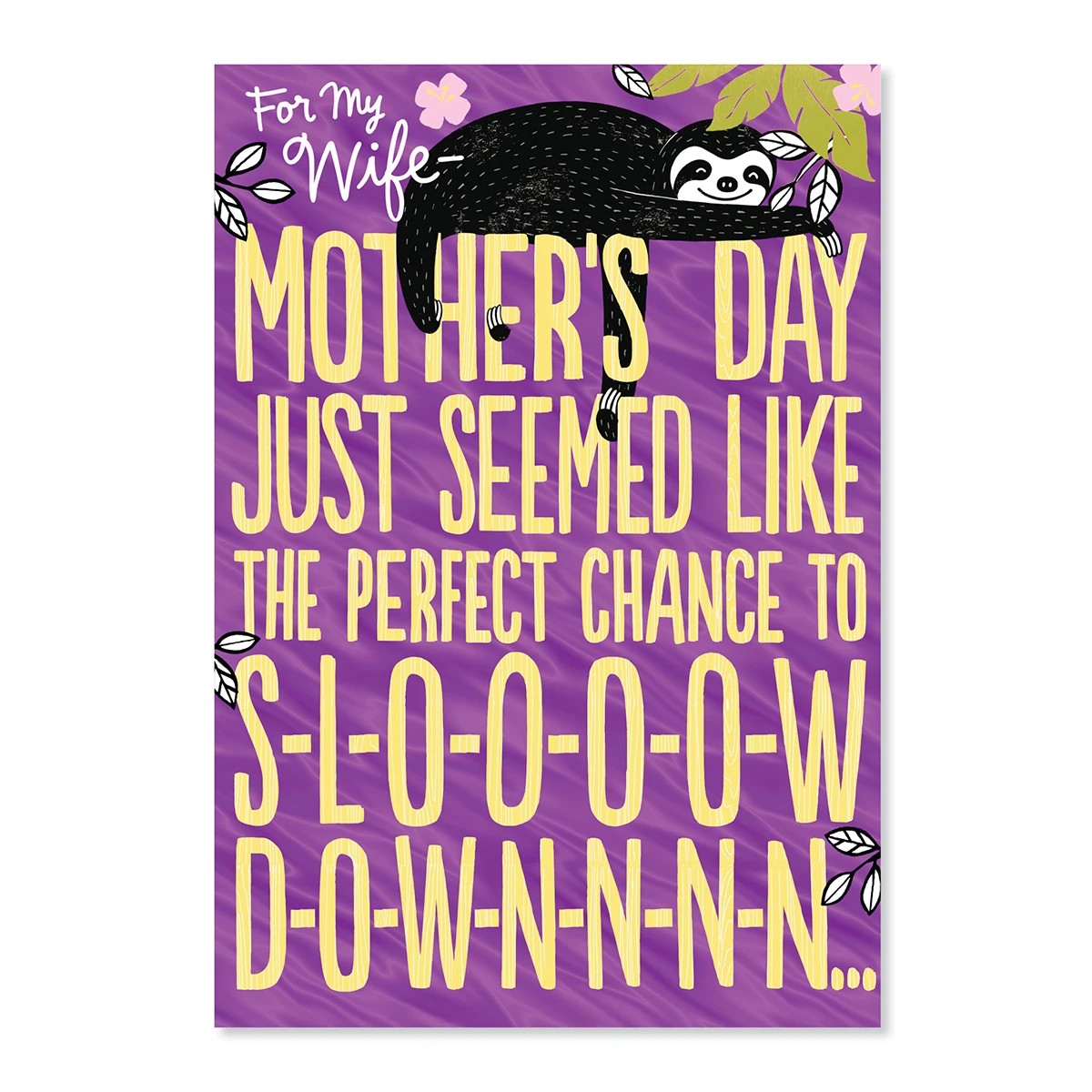 3 Hallmark Mother's Day Card - Sloth, 3 of 3
