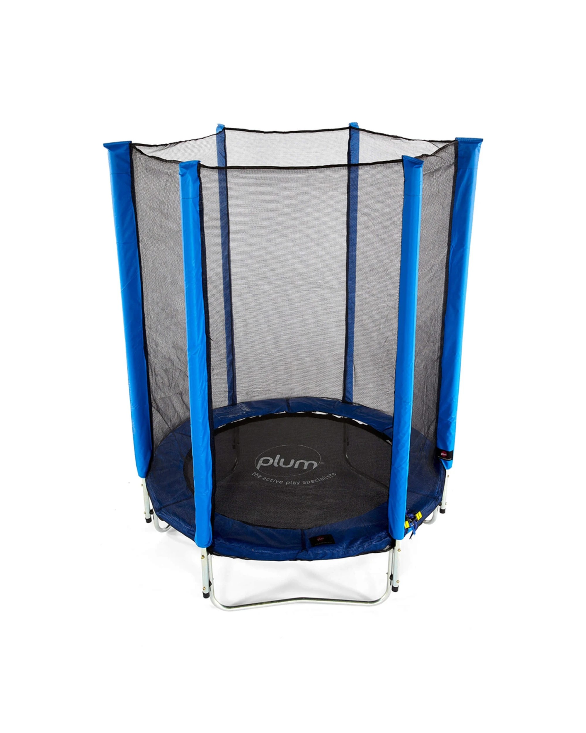 4 Plum Play Au 4ft Junior Trampoline With Enclosure Net Galvanised Steel - Blue, 4 of 6