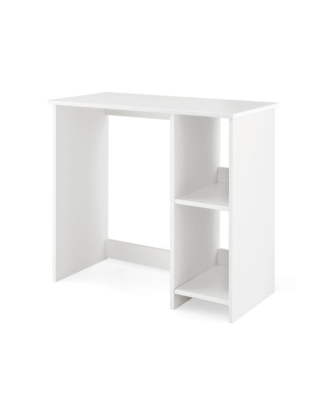 Costway 80cm Wood Computer Desk Home Office Desk - W