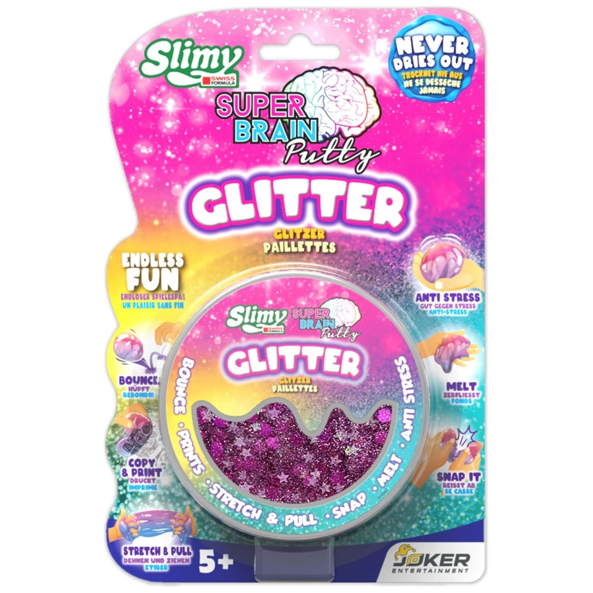 3 Slimy Super Brain Putty - Assorted* - Multi, 3 of 5