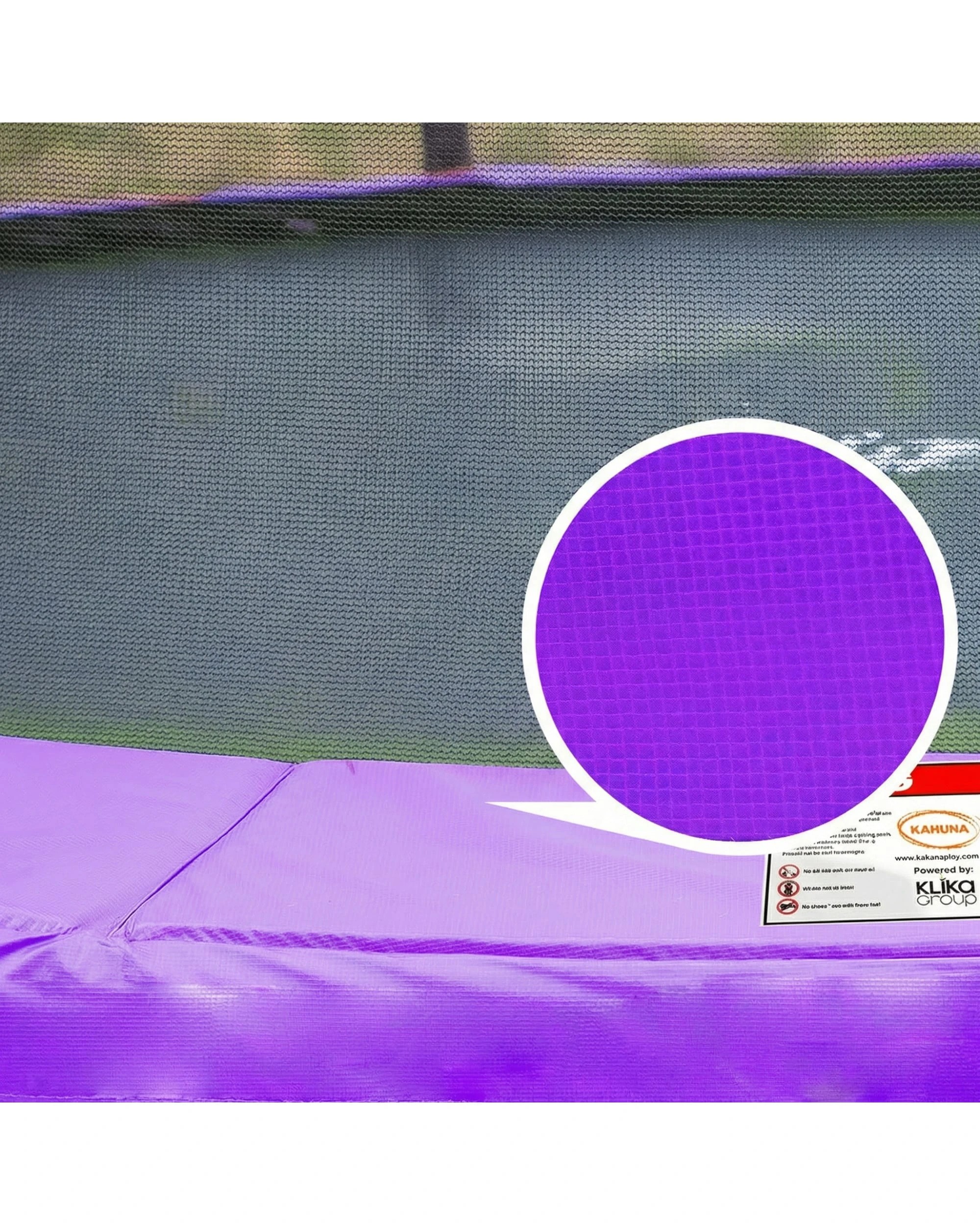 7 Kahuna Trampoline 10 ft with Roof - Purple, 7 of 9