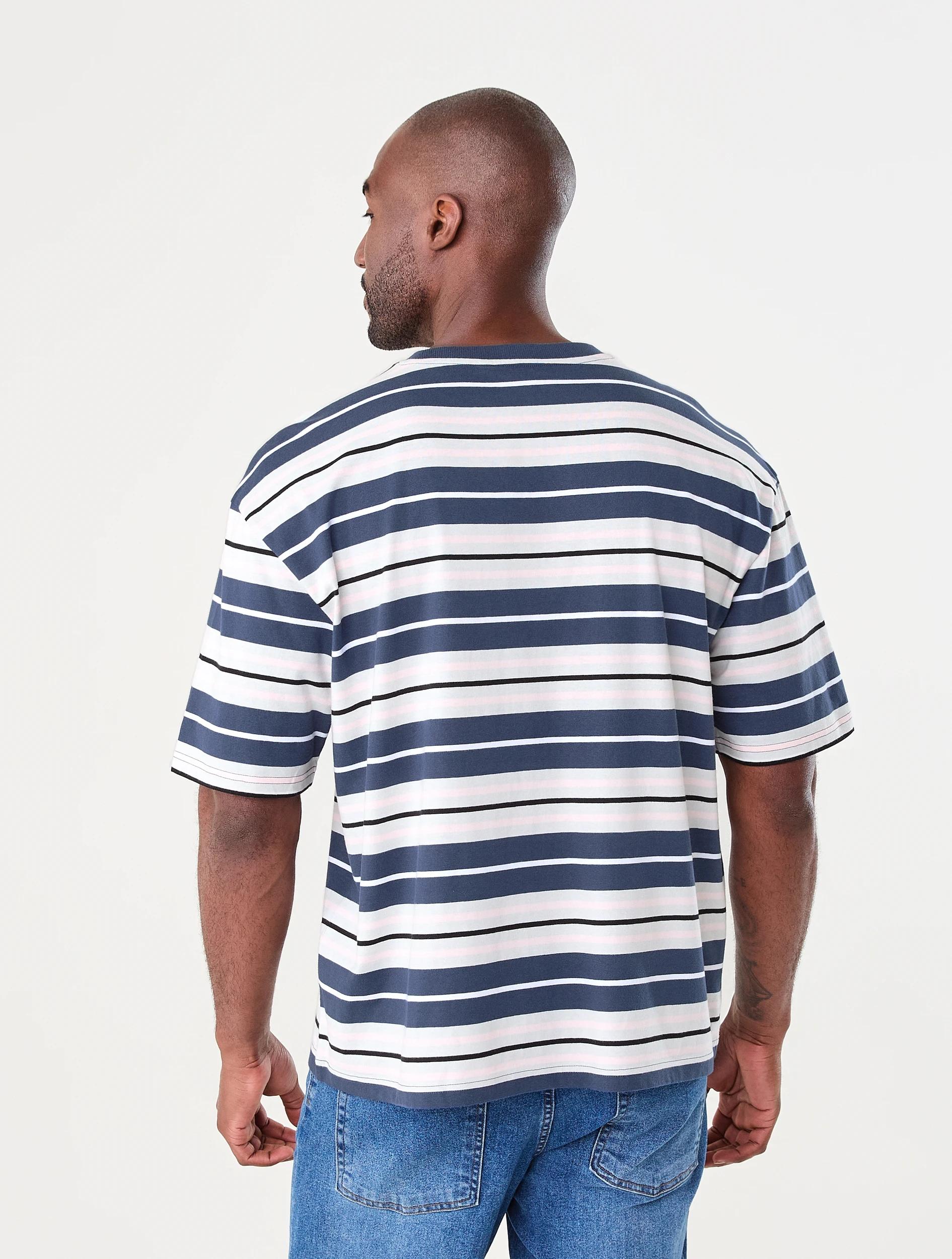 3 Oversized Striped Print T-shirt Mut Drifmo, 3 of 7