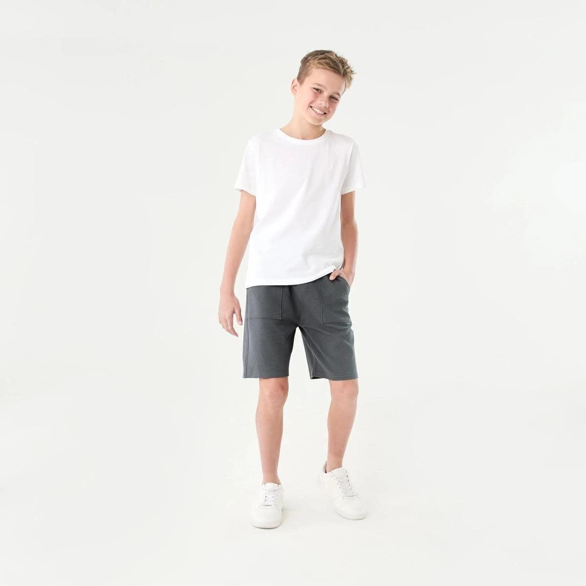 2 Textured Knit Shorts DARK MAGNET, 2 of 6