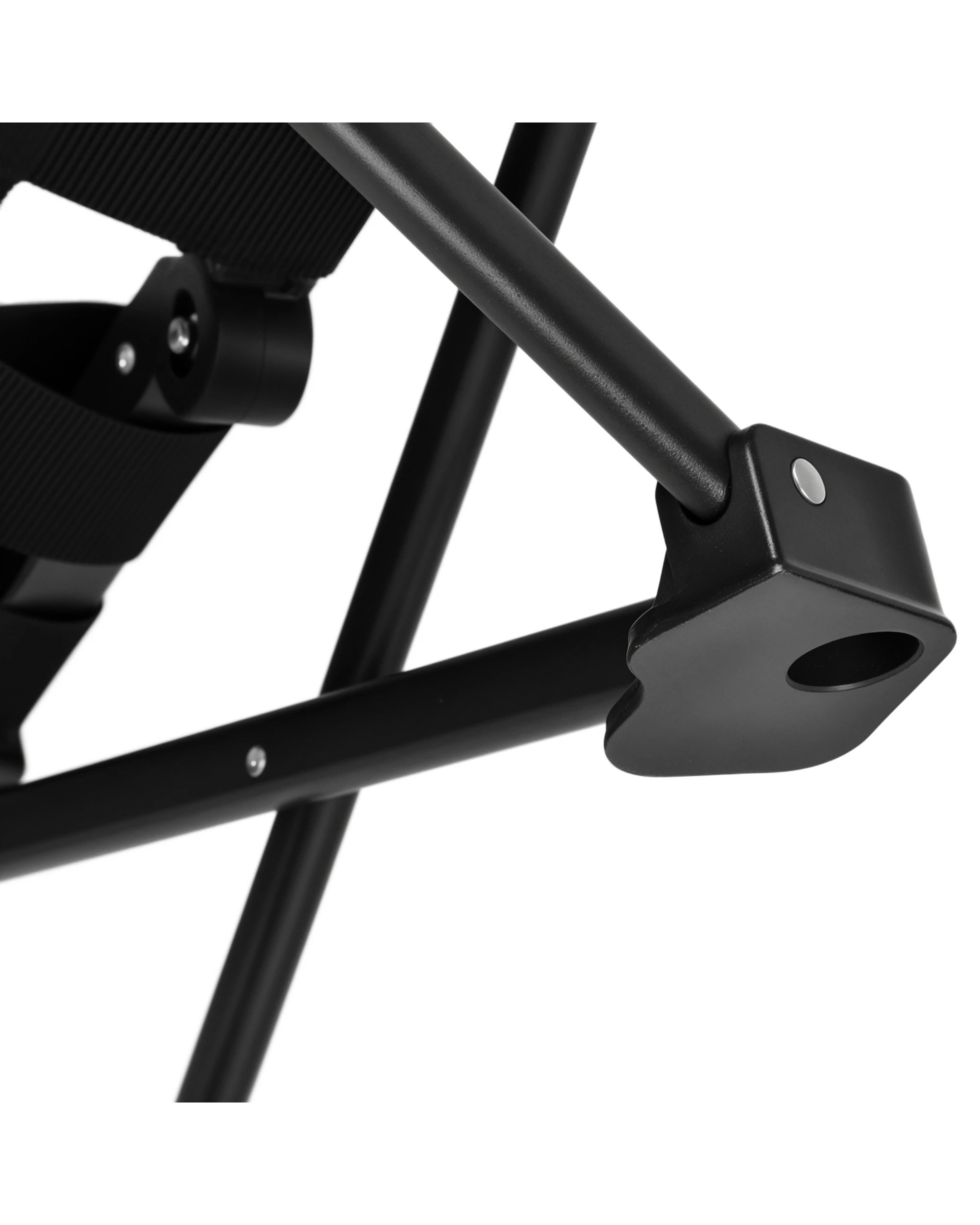 5 Advwin 42" Mini Trampoline 3s Quick Folding Rebounder with 3 Level Adjustable Handle, 150KG Capacity Purple, 5 of 7