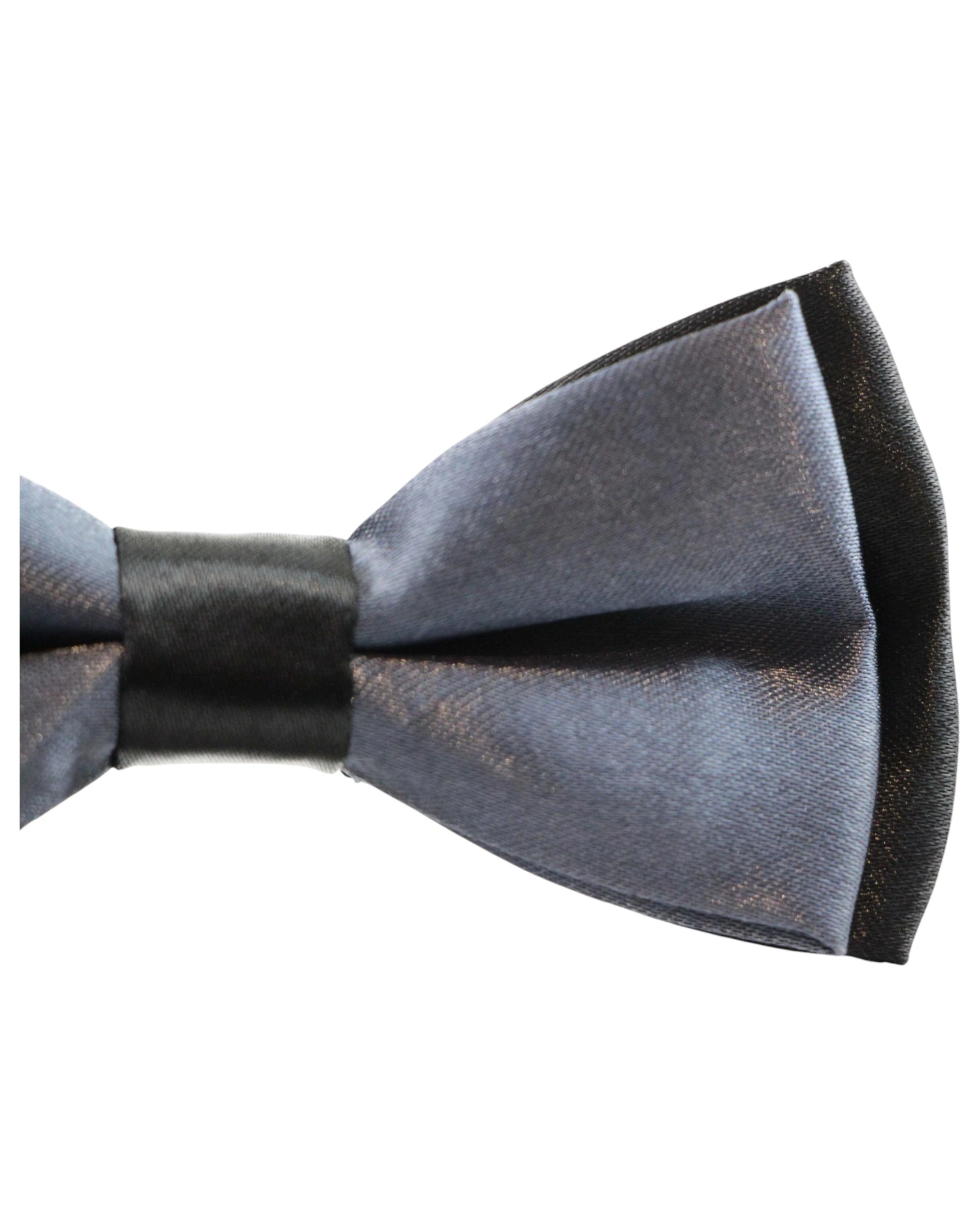 3 Zasel Boys Gunmetal Two Tone Layer Bow Tie - Multi - Multi, 3 of 5