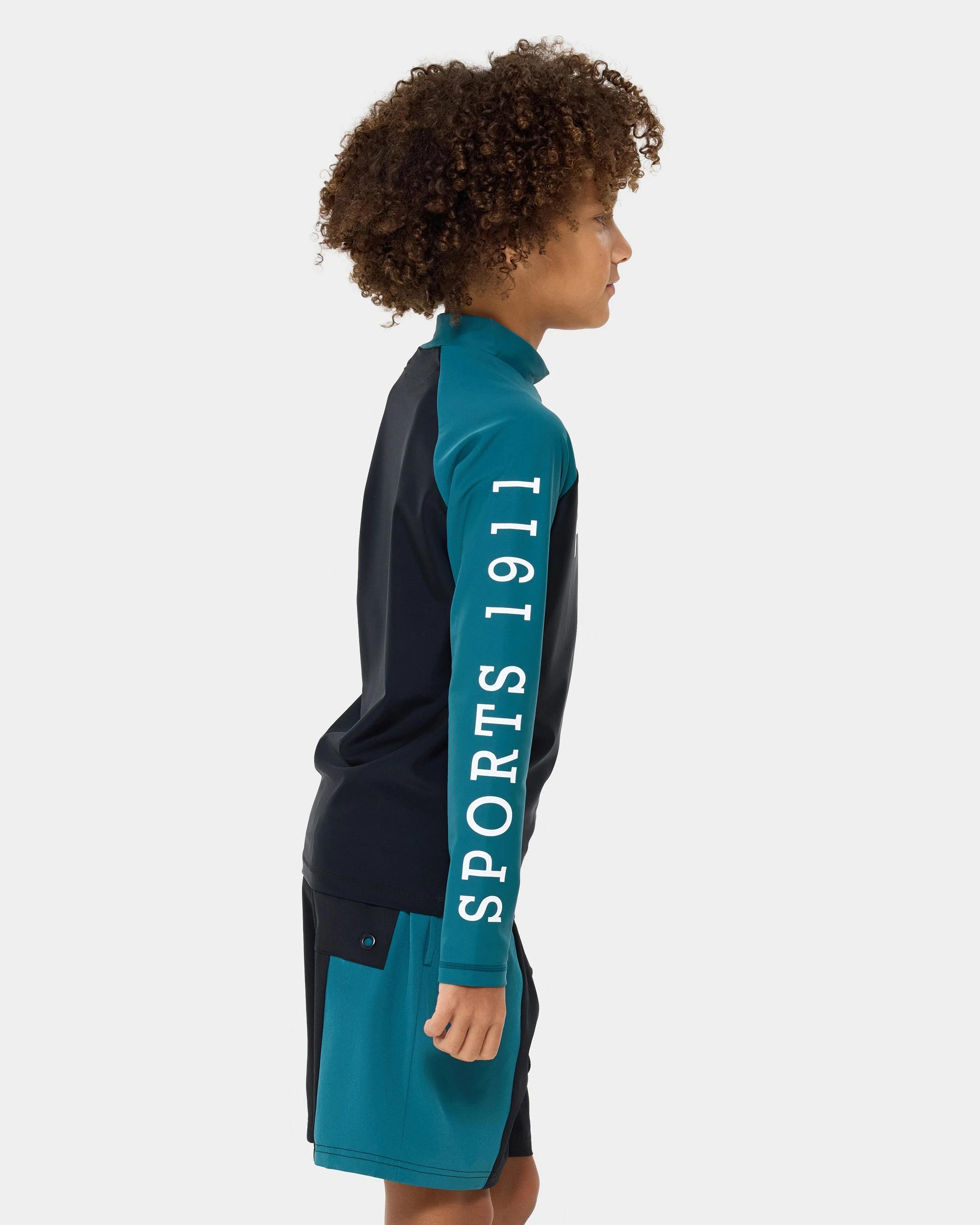 4 Ads Splice Long Sleeve Rash Vest - Fila BLACK, 4 of 7