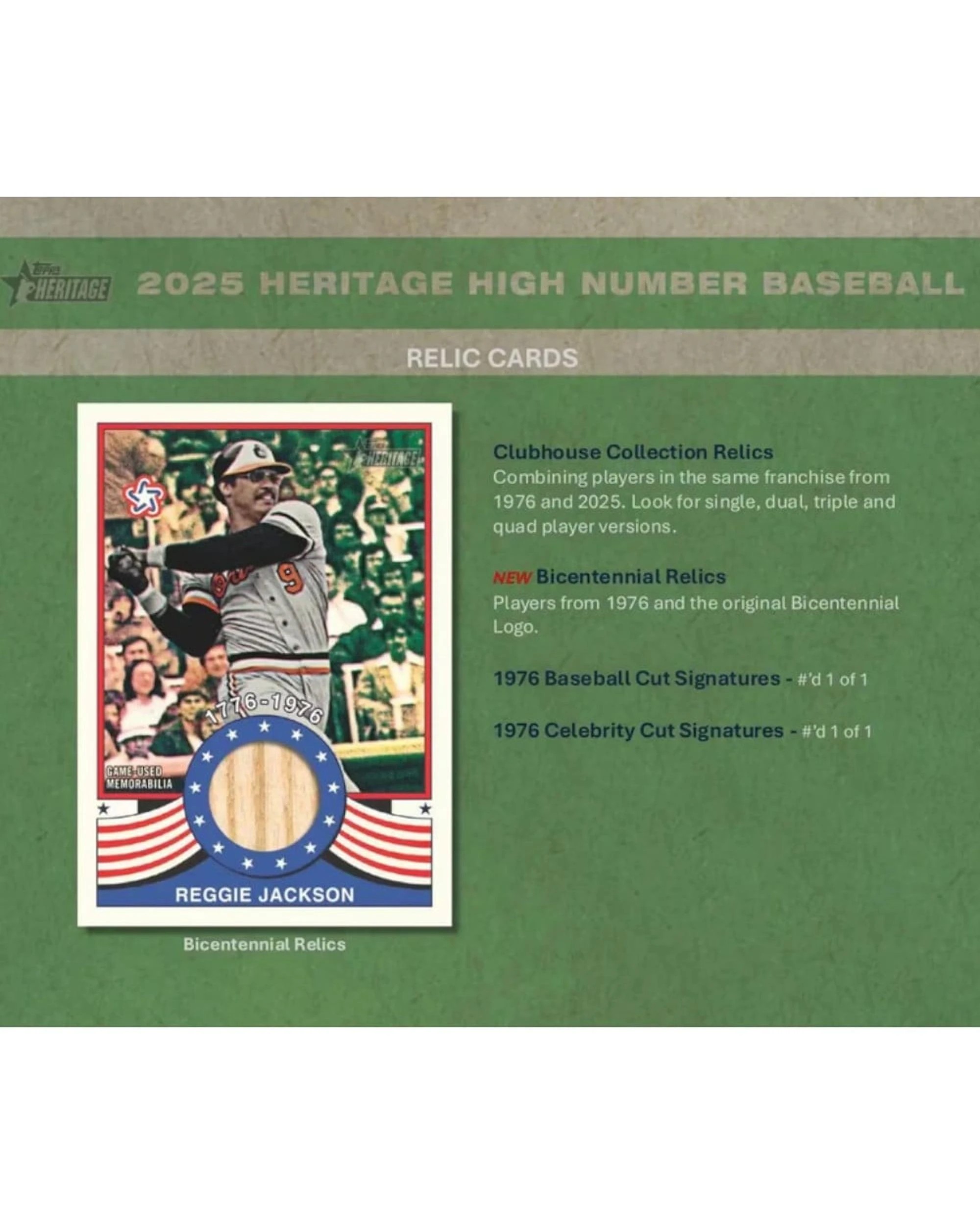6 Topps 2025 MLB Baseball Heritage High Number Hobby Pack, 6 of 6