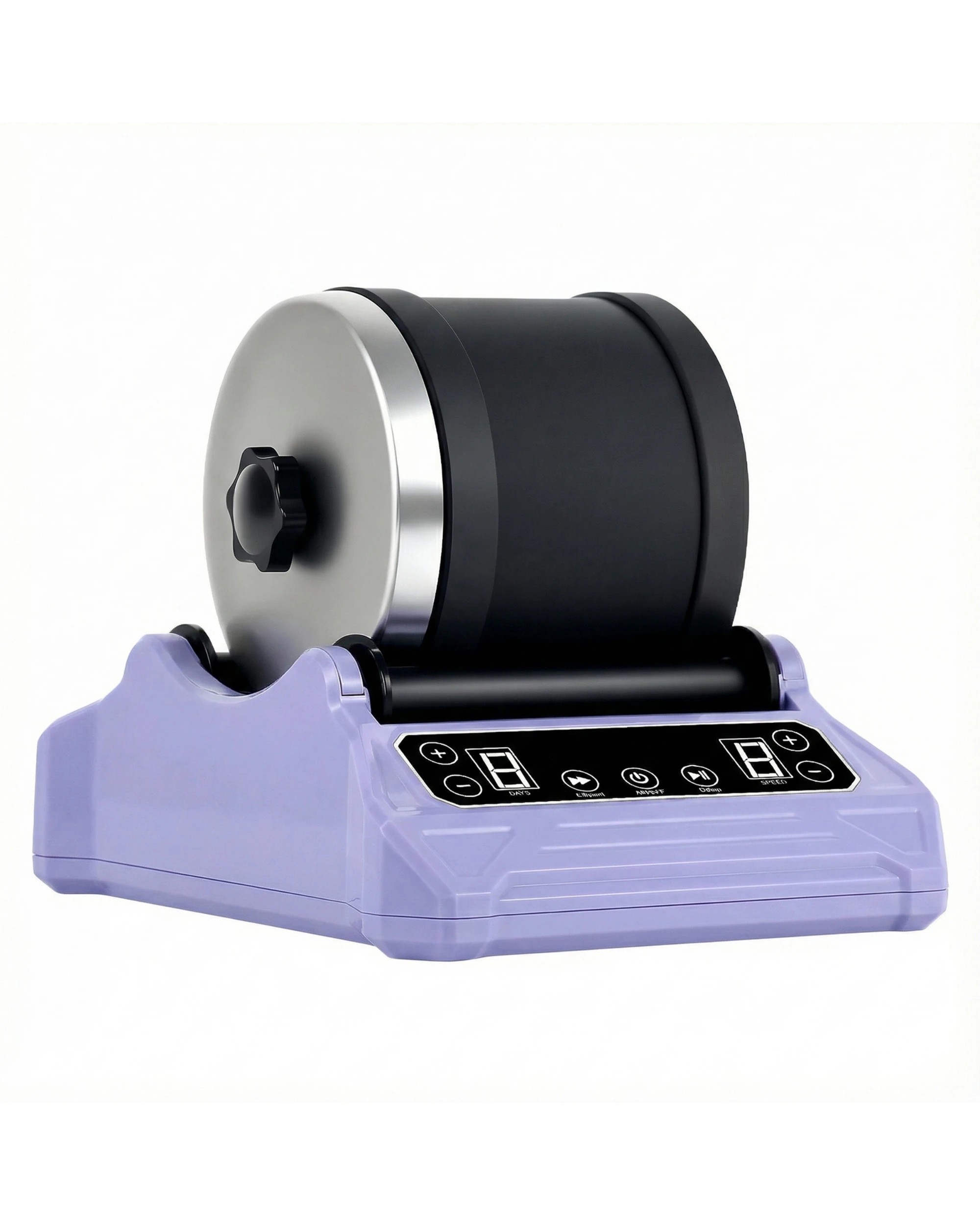 4 Advwin Electric Rock Tumbler for Kids, 9 Speed and 9 Days Model - Purple, 4 of 8